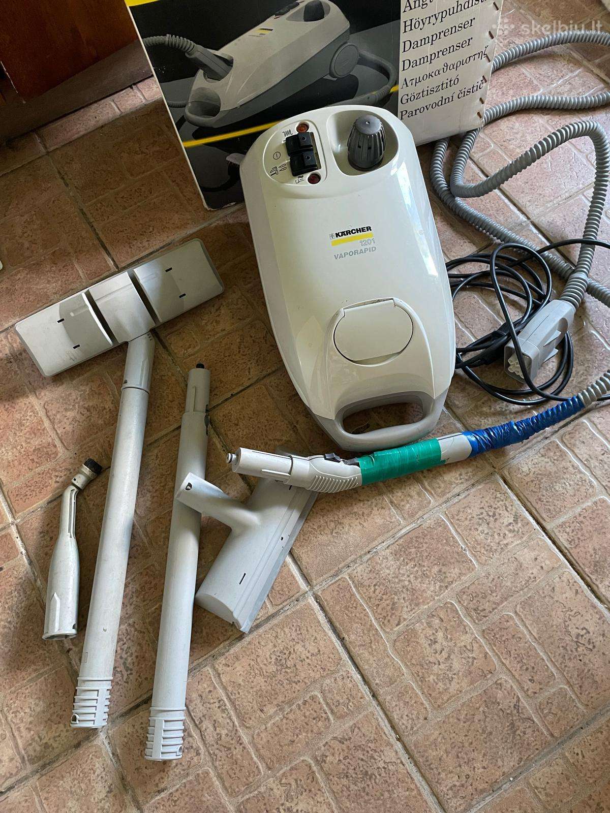 Garų valytuvas valytuvai Kärcher Vaporapid 1201