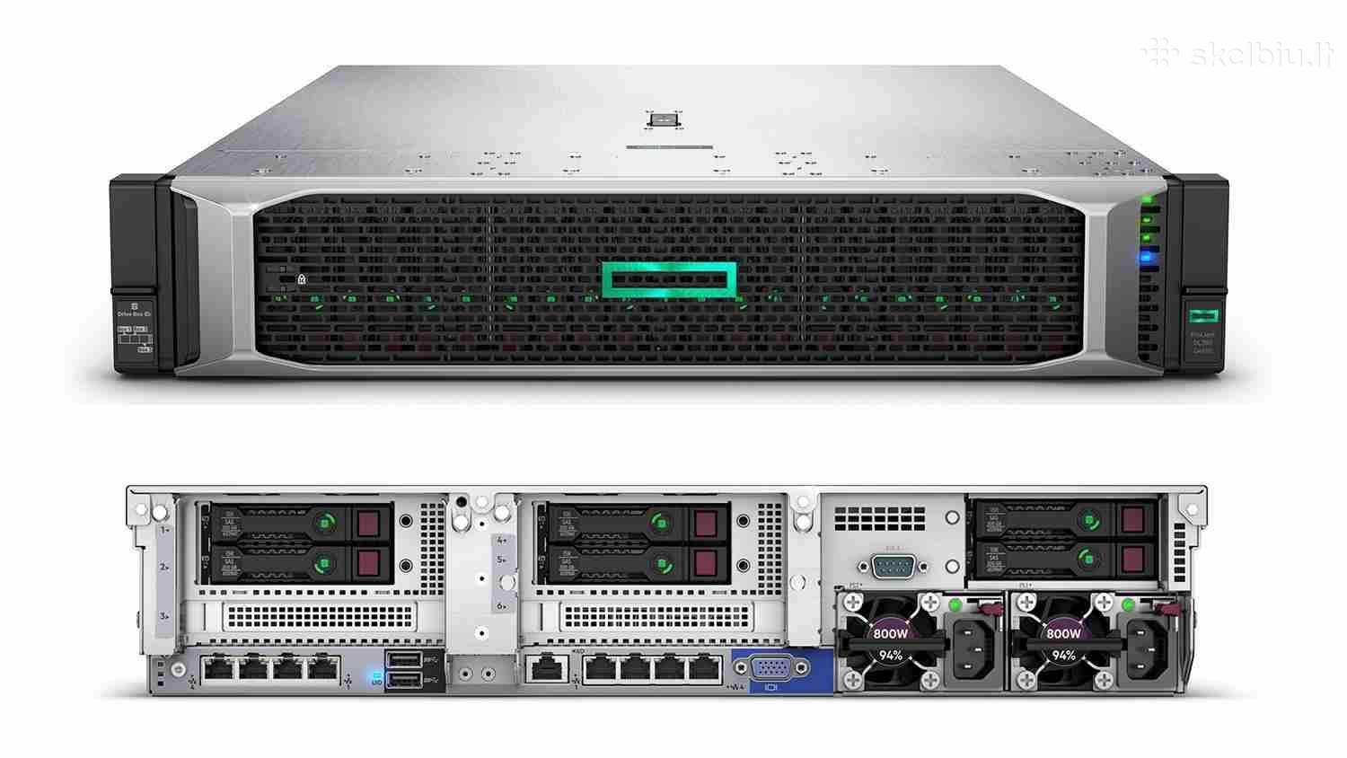 Serveris Dl380 Gen10 2x Gold 6138 su 256gb RAM