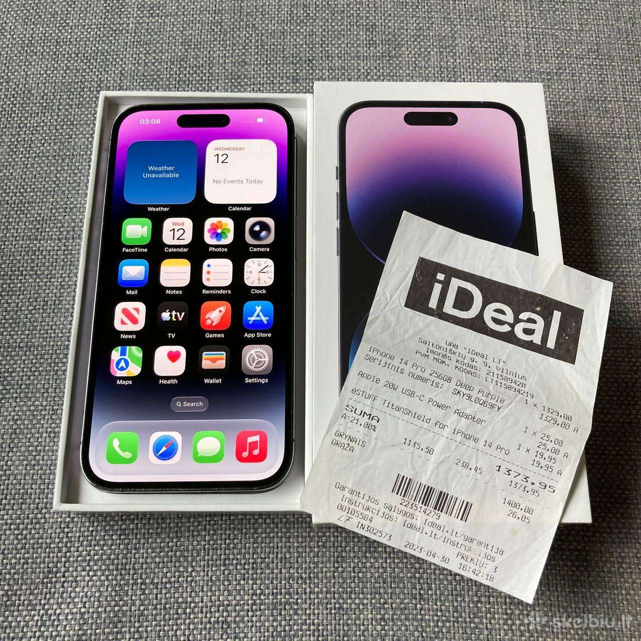 Apple iPhone 14 Pro 256gb Deep Purple