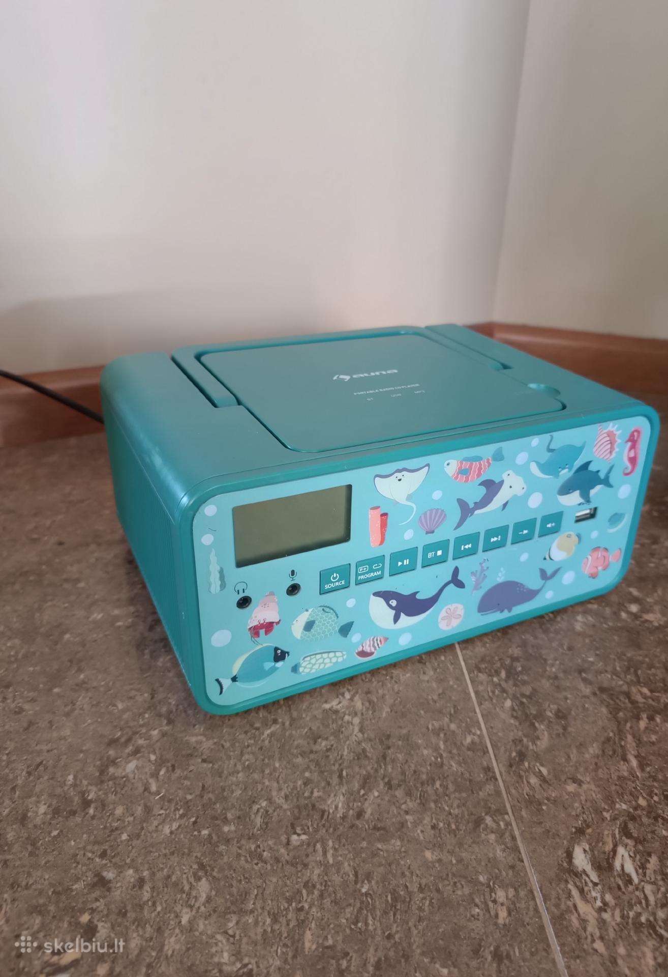 Vaikiškas CD grotuvas, Usb ir radiju.