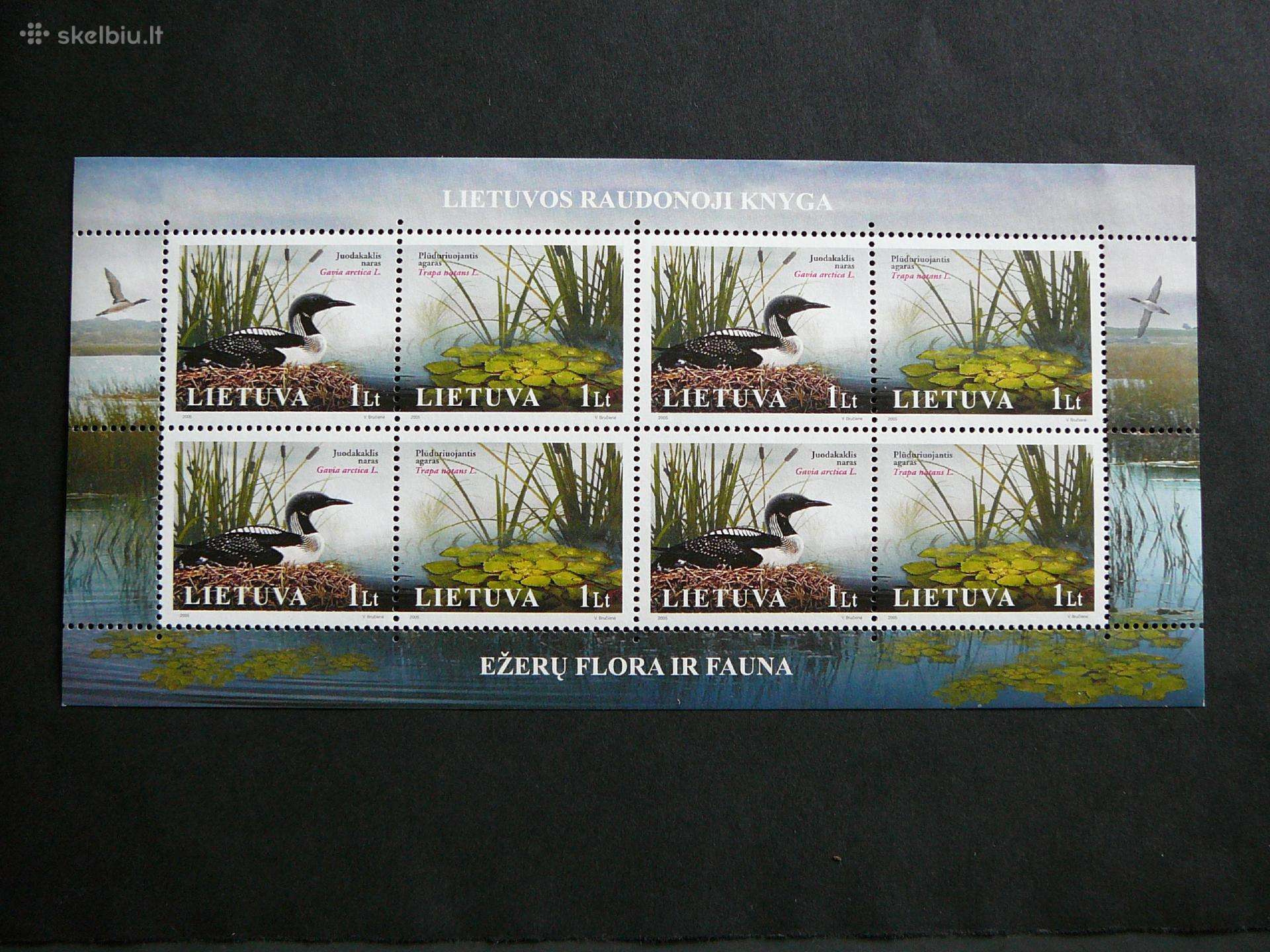 Lietuva 2005 Fauna Flora Pauksciai Mnh lit883s3