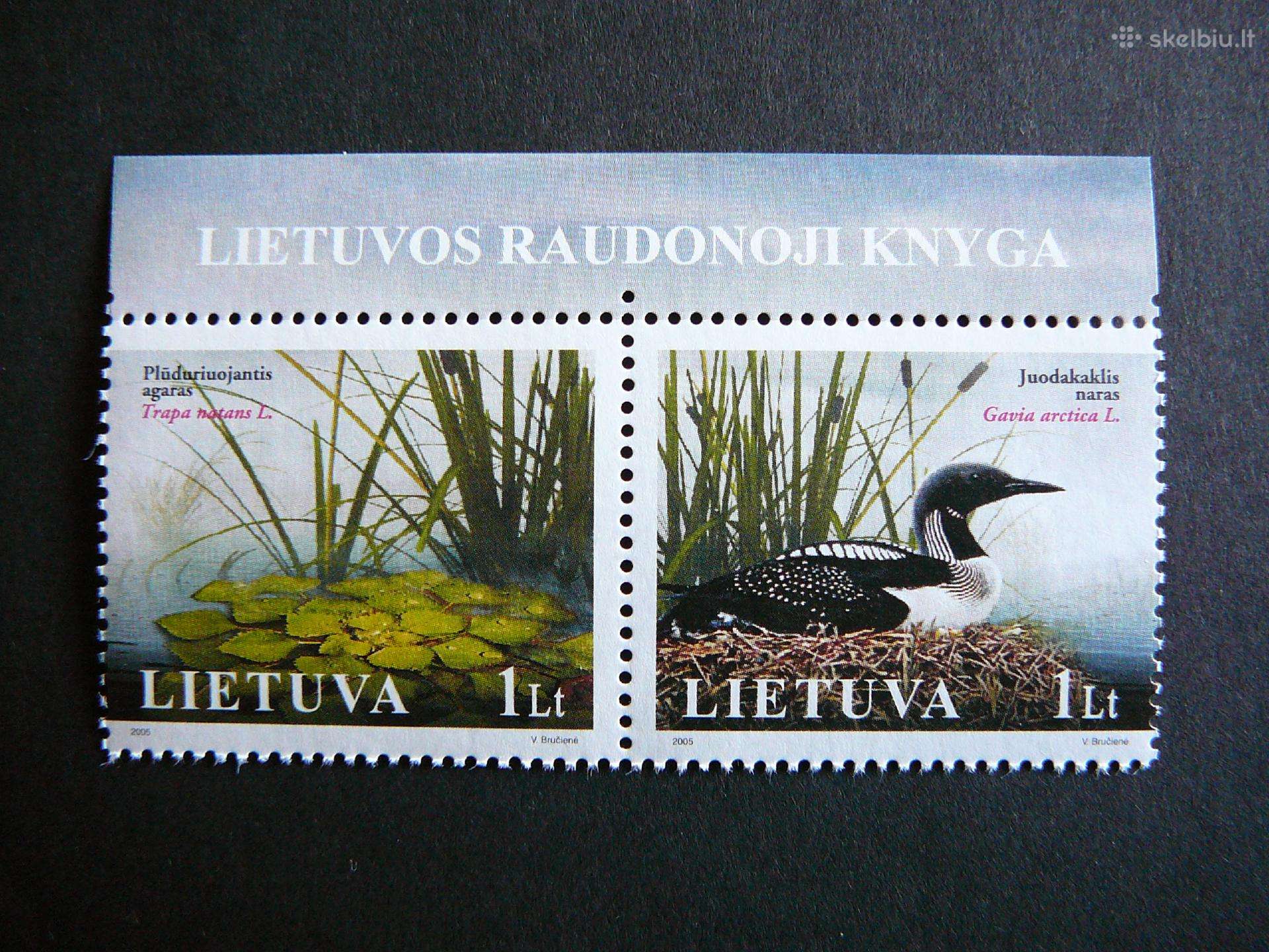 Lietuva 2005 Fauna Flora Pauksciai Mnh lit883/s
