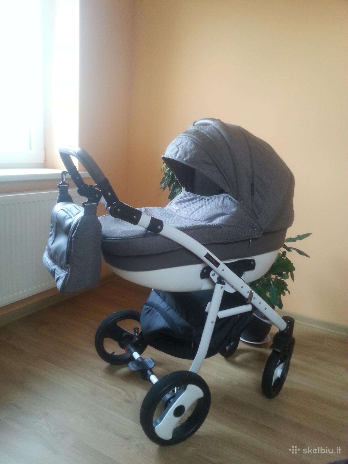 Parduodamas geros būklės naudotas vežimėlis 3in1