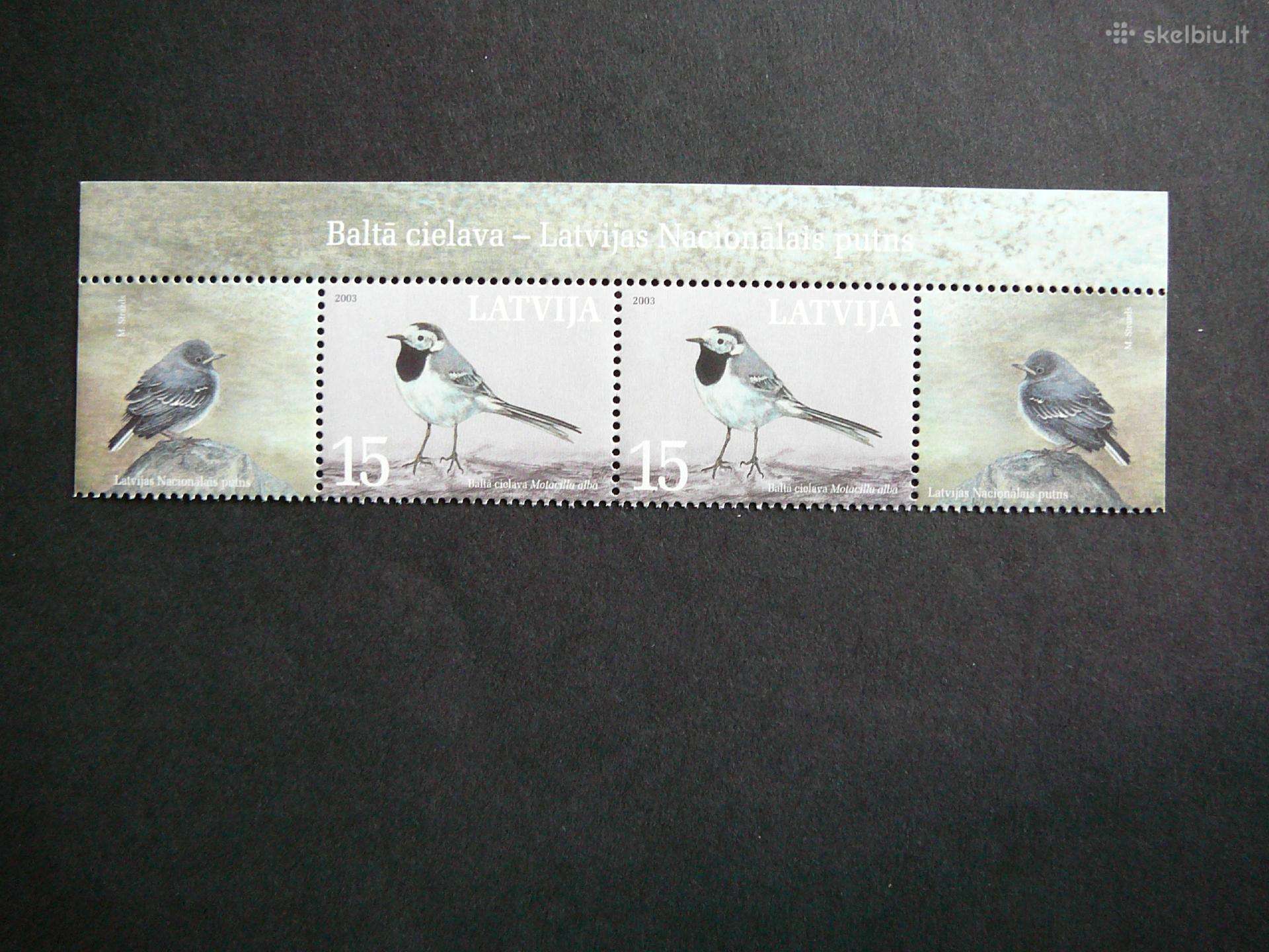 Latvija 2003 Pauksciai Mnh lv596t