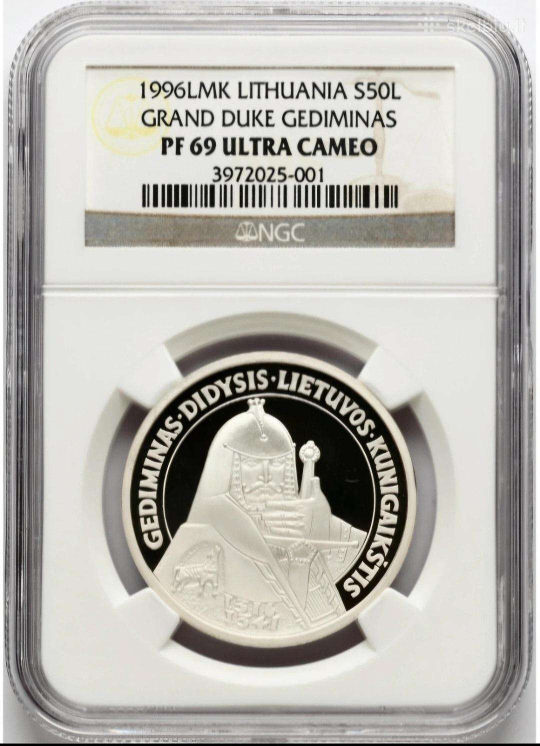 50 Litu 1996 Gediminas