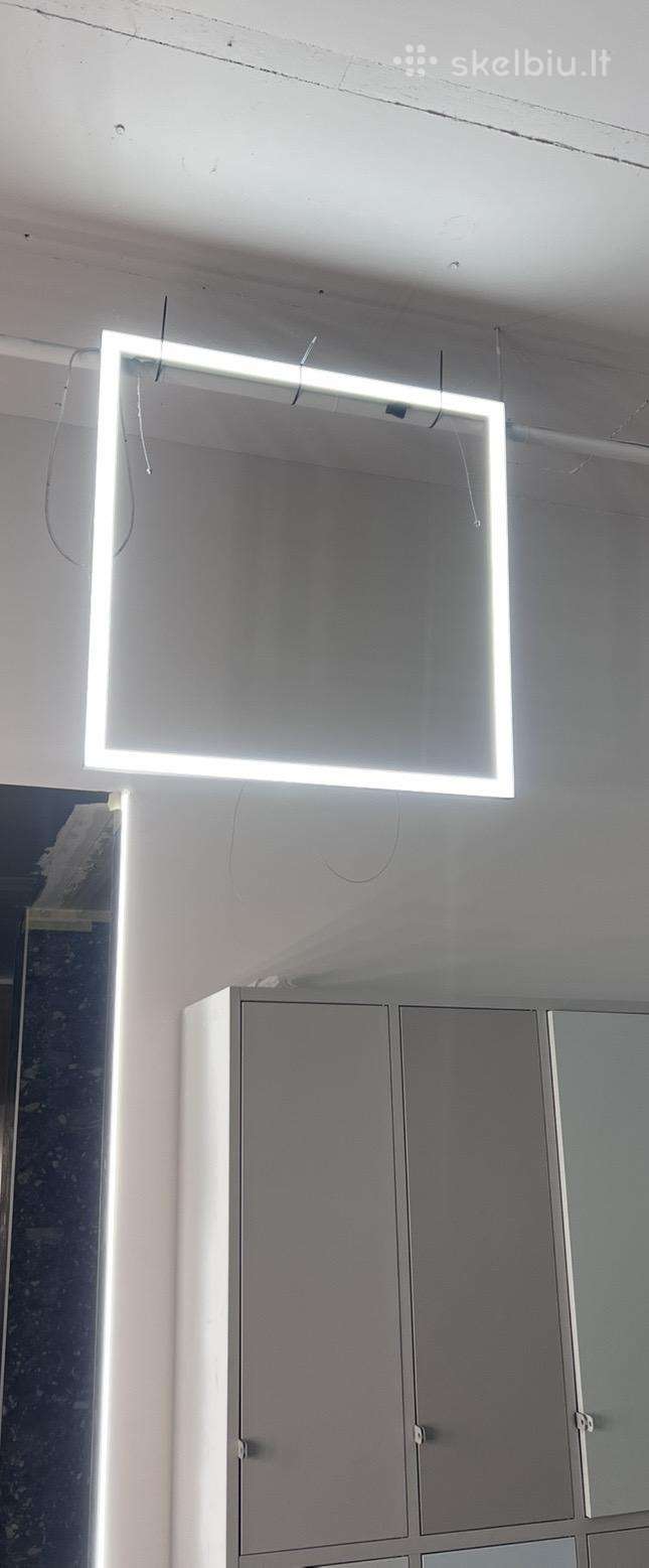 LED apsviestimas ,garazo LED ,poliravimas