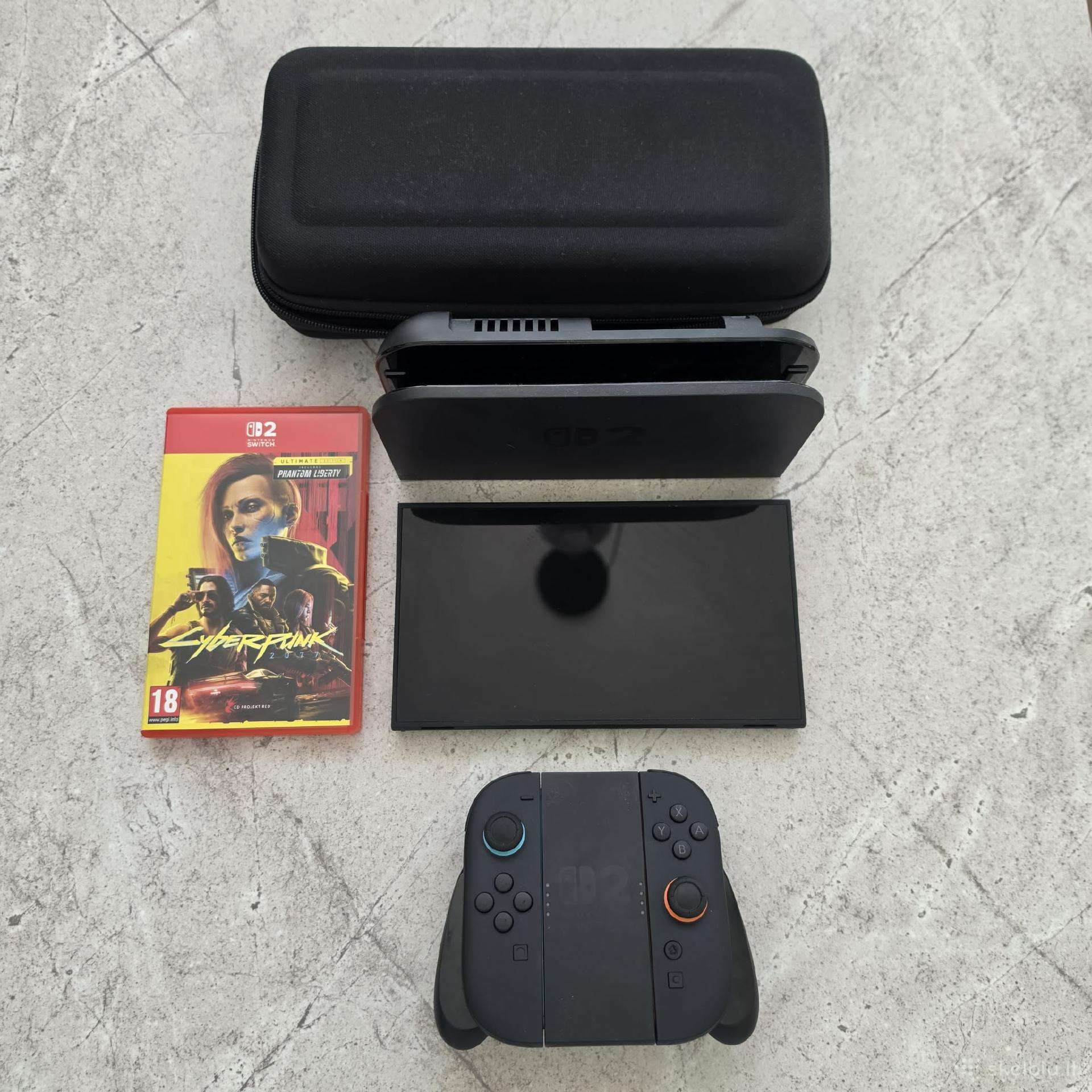 Nintendo switch 2 + daug zaidimu
