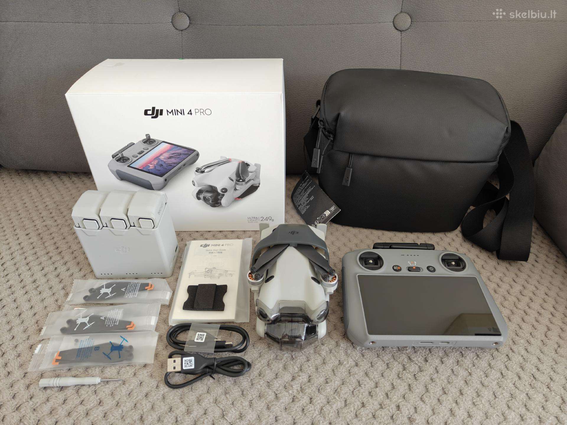 Dji Mini 4 pro Fly More RC 2 pultas