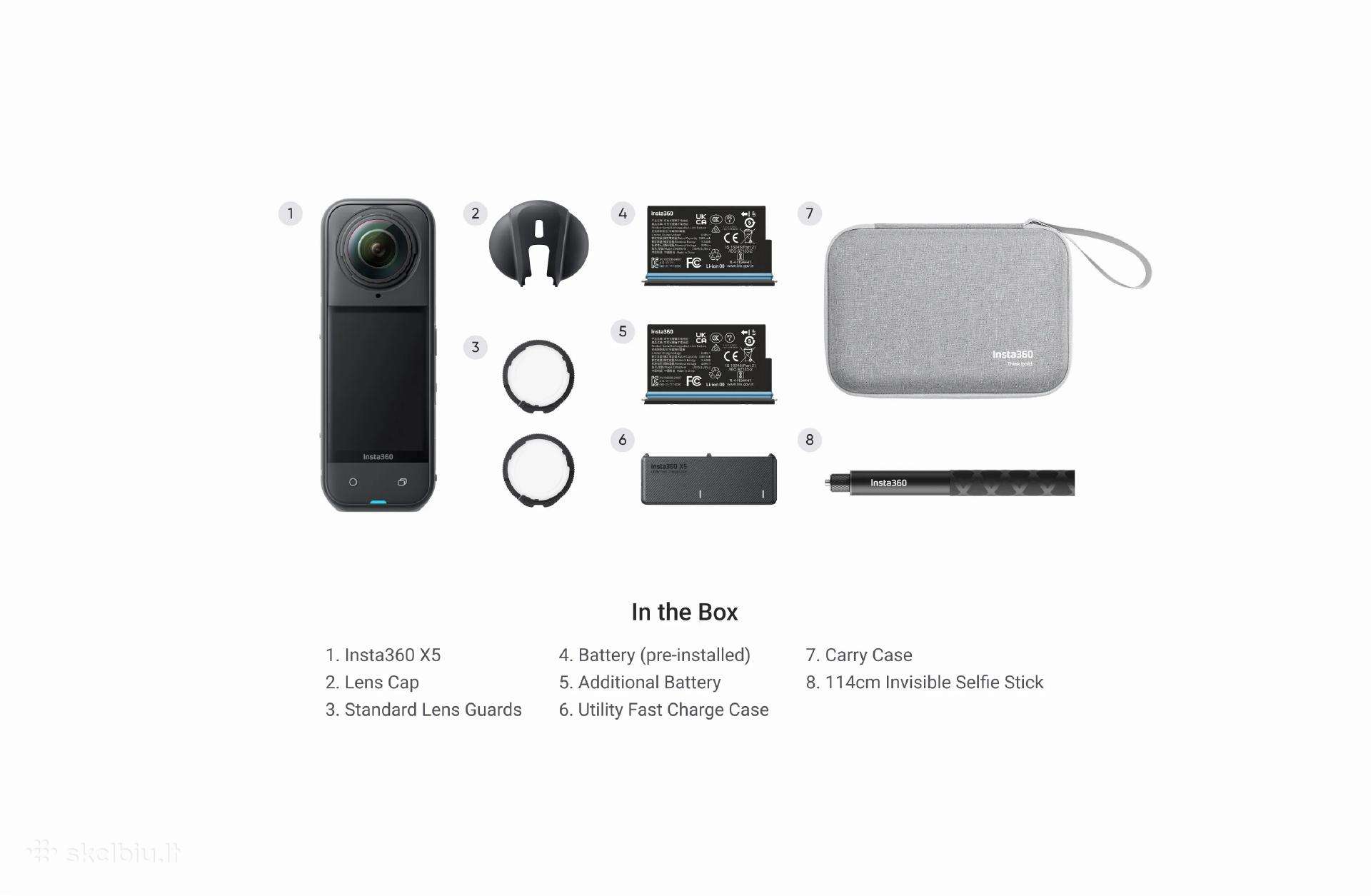 Insta360 X5 Midnight Black Essentials Bundle