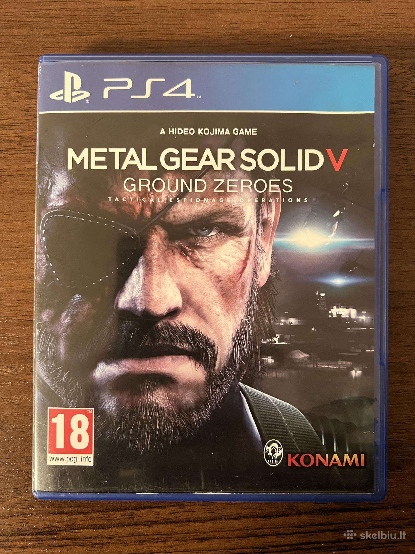 Metal Gear Solid 5 Ground Zeroes Ps4