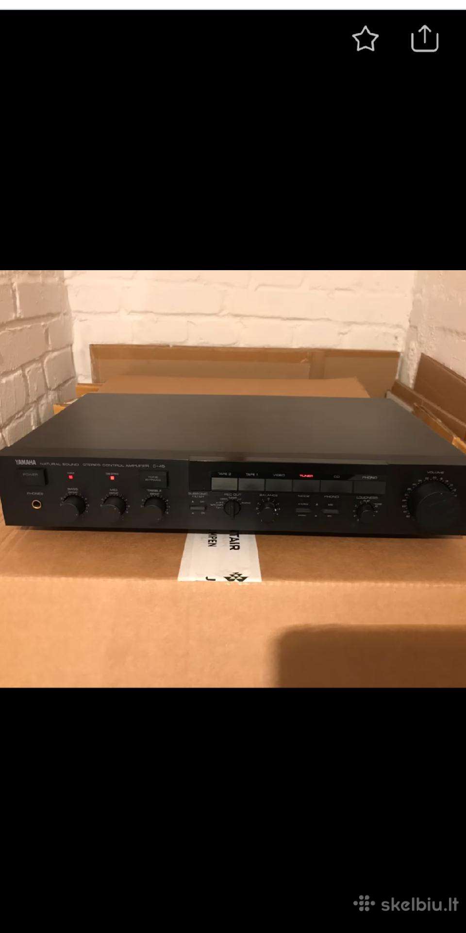 Yamaha c 45 preamp