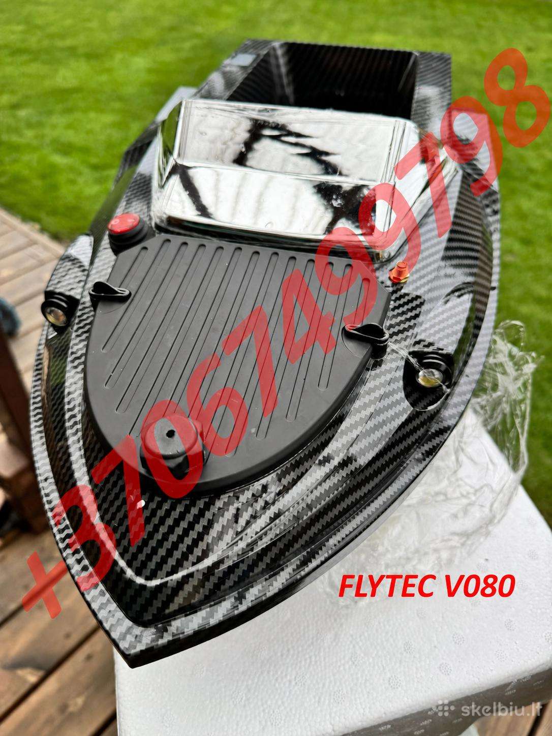 Flytec V080 pašarų laivelis su Echolotu ir GPS