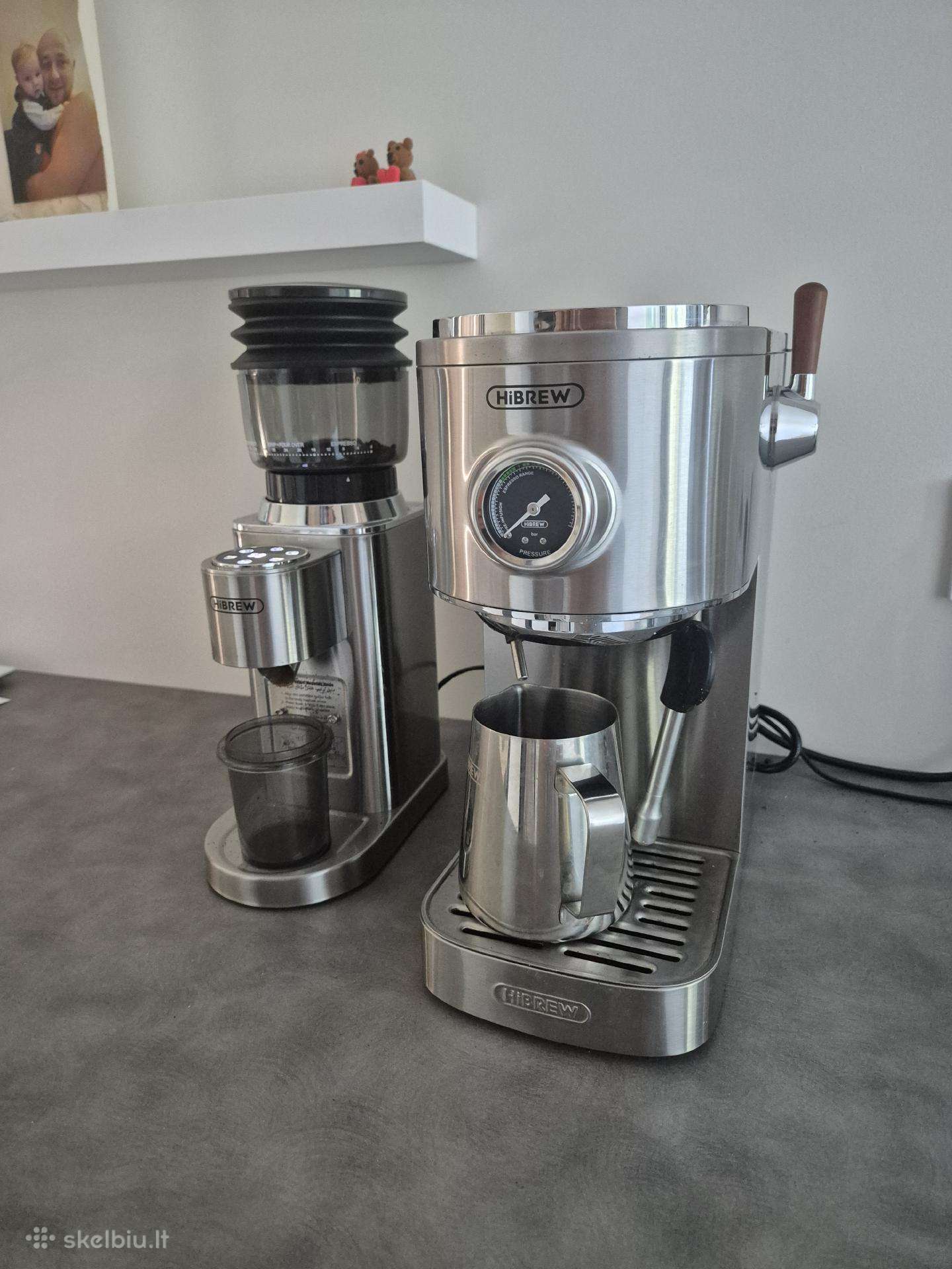 Kavos aparatas Hibrew H13 ir kavamalė Hibrew G7