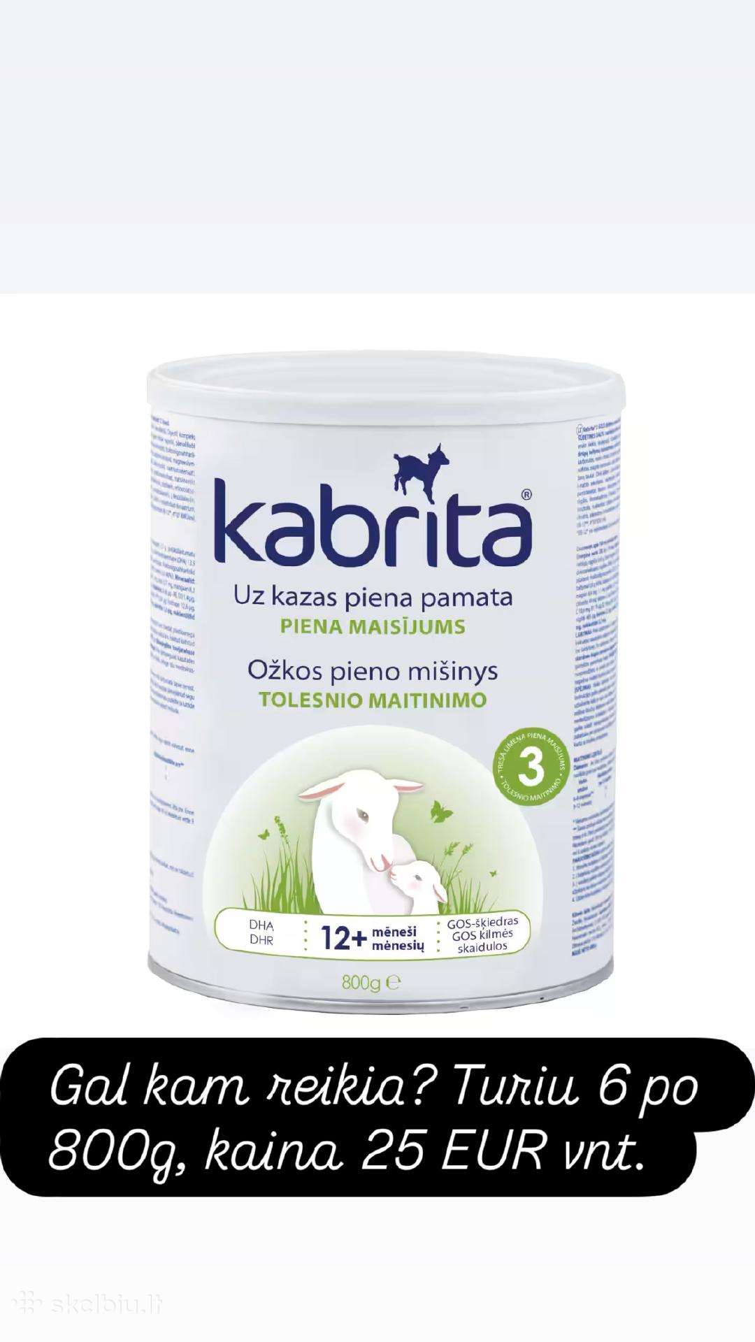 Kabrita 3 12 mėn ir vyresniems