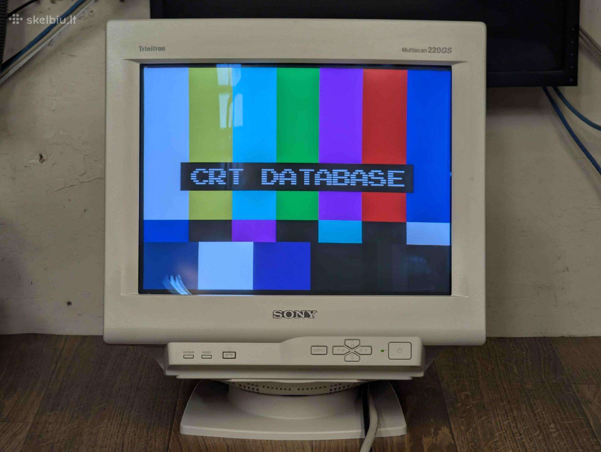 Ieskau Sony Trinitron 17 inch Crt monitoriaus
