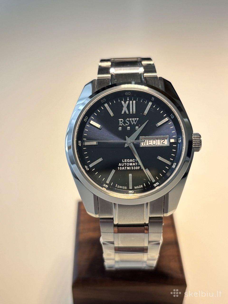 Naujas Rsw Legacy Swiss Made / Eta 2836-2