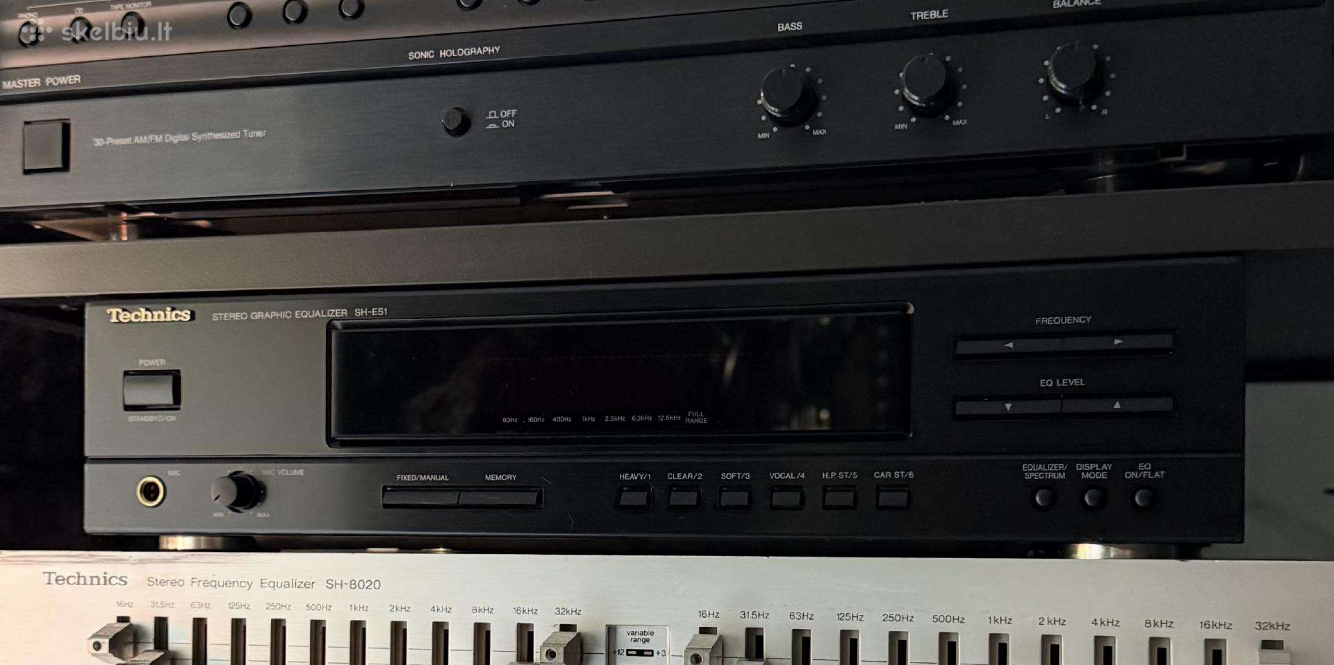 Technics sh-e51 / ekvalaizeriai