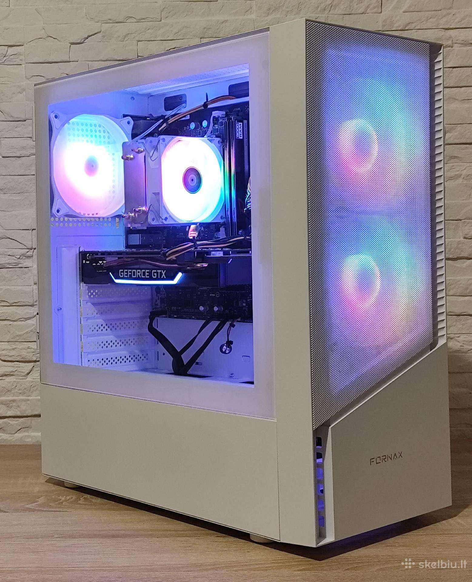 Žaidimų kompiuteris su i7/SSD/16gb/1660 6gb