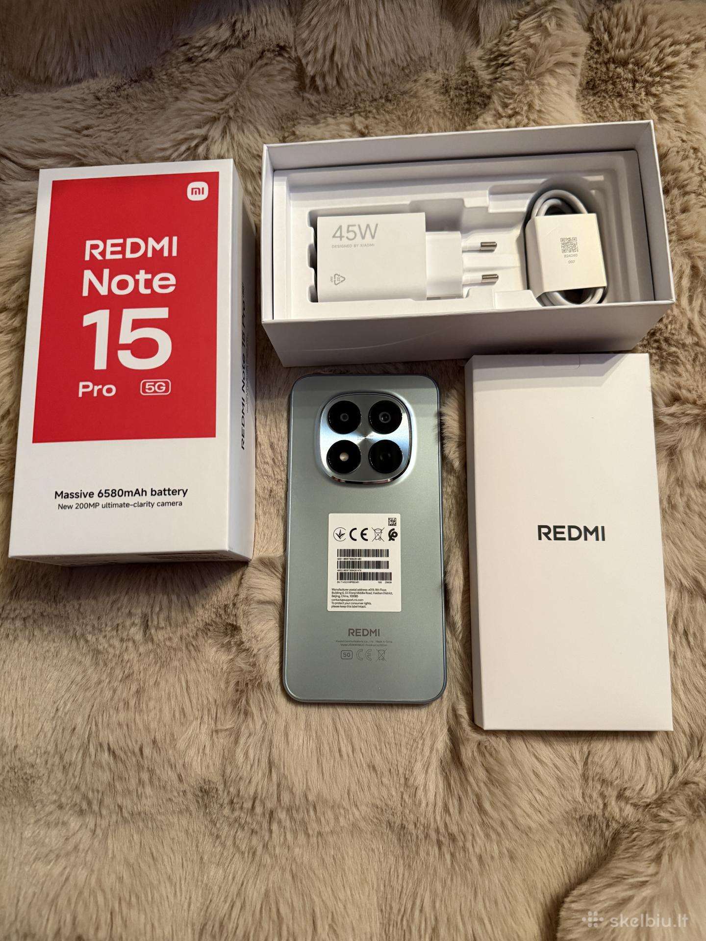 Xiaomi Redmi Note 15 Pro 5G (Naujas) (Garantija)