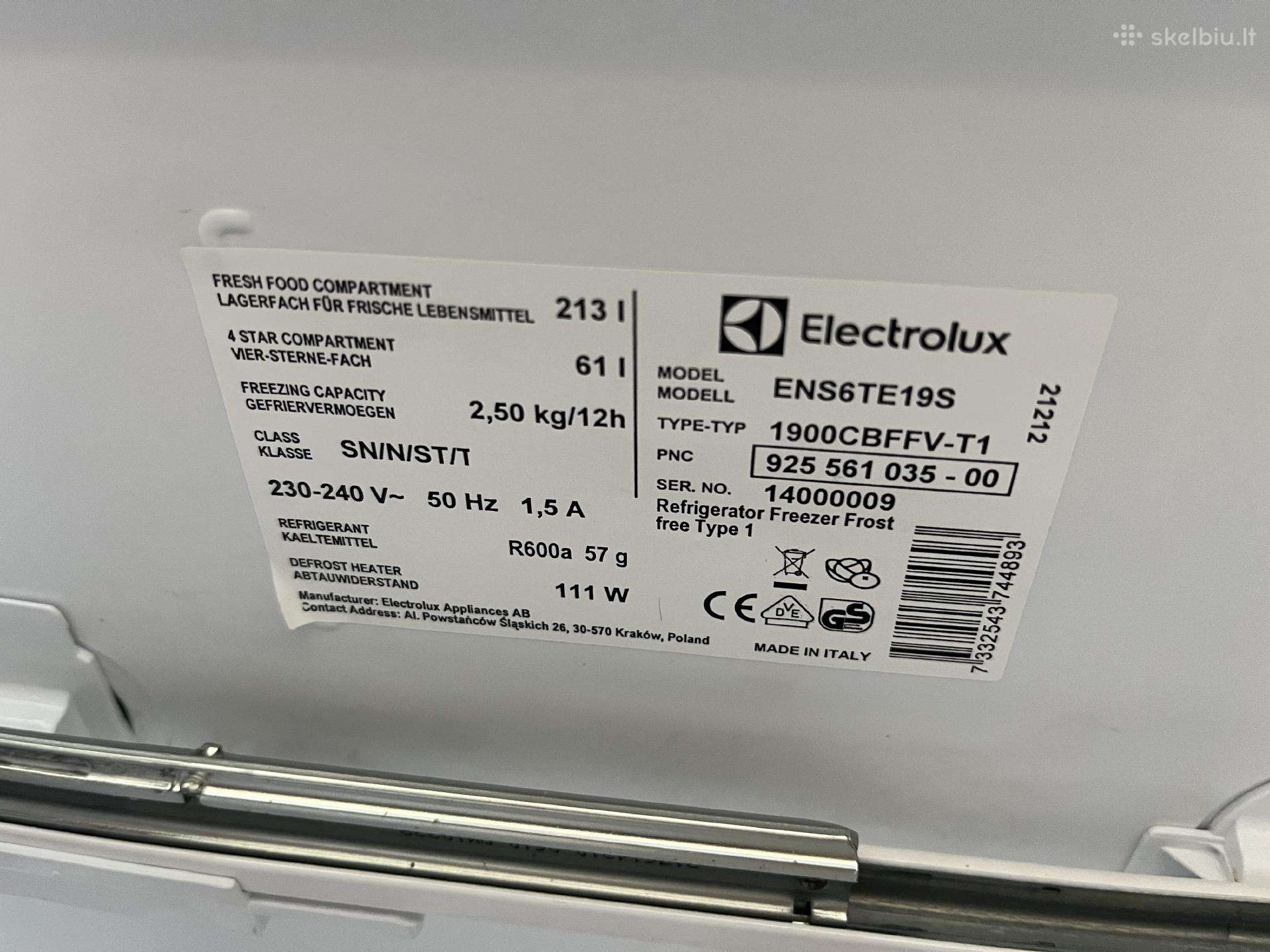 Electrolux Ens6te19s