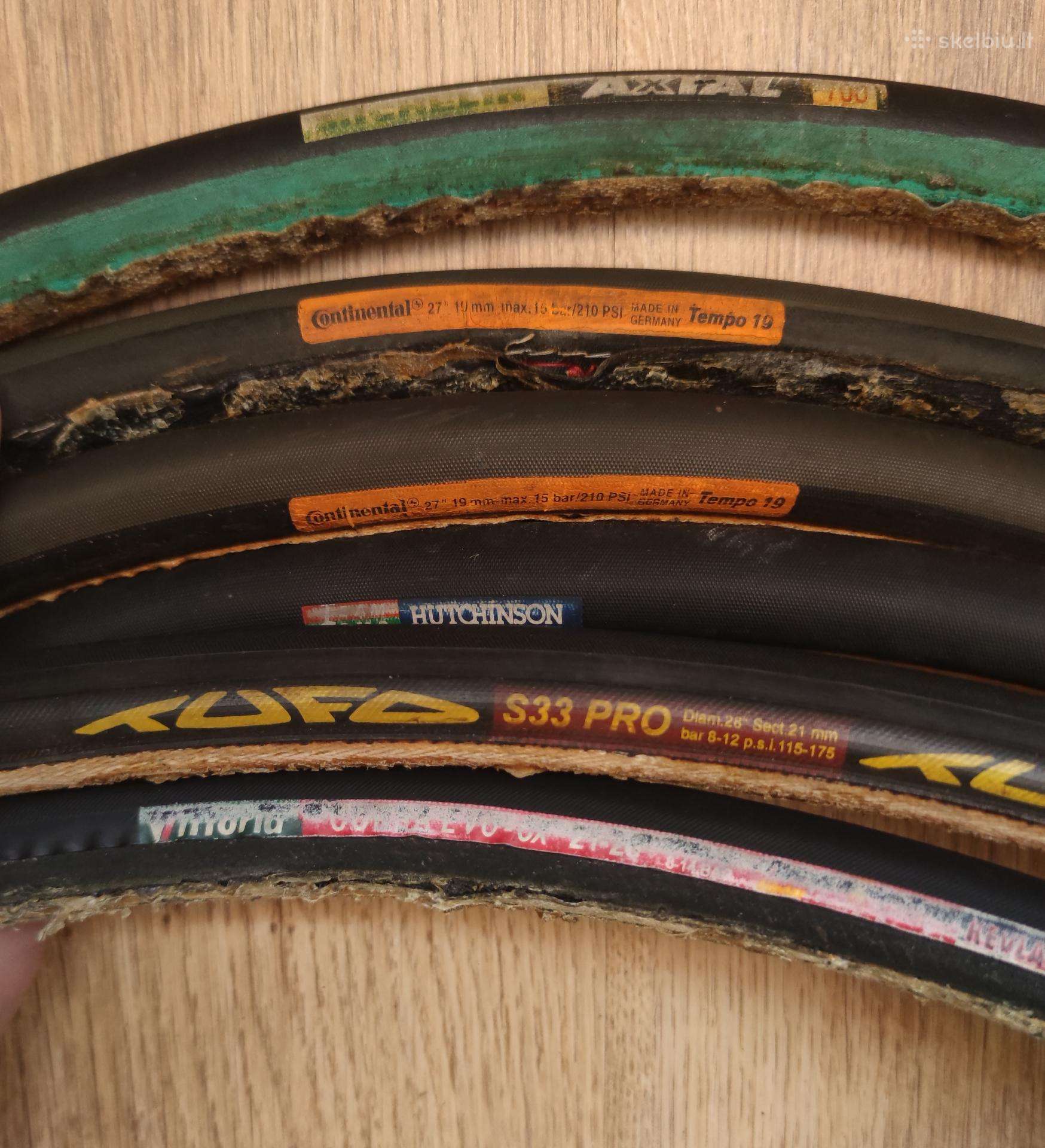 28 622 700 klijuojamos padangos tubular trubkes