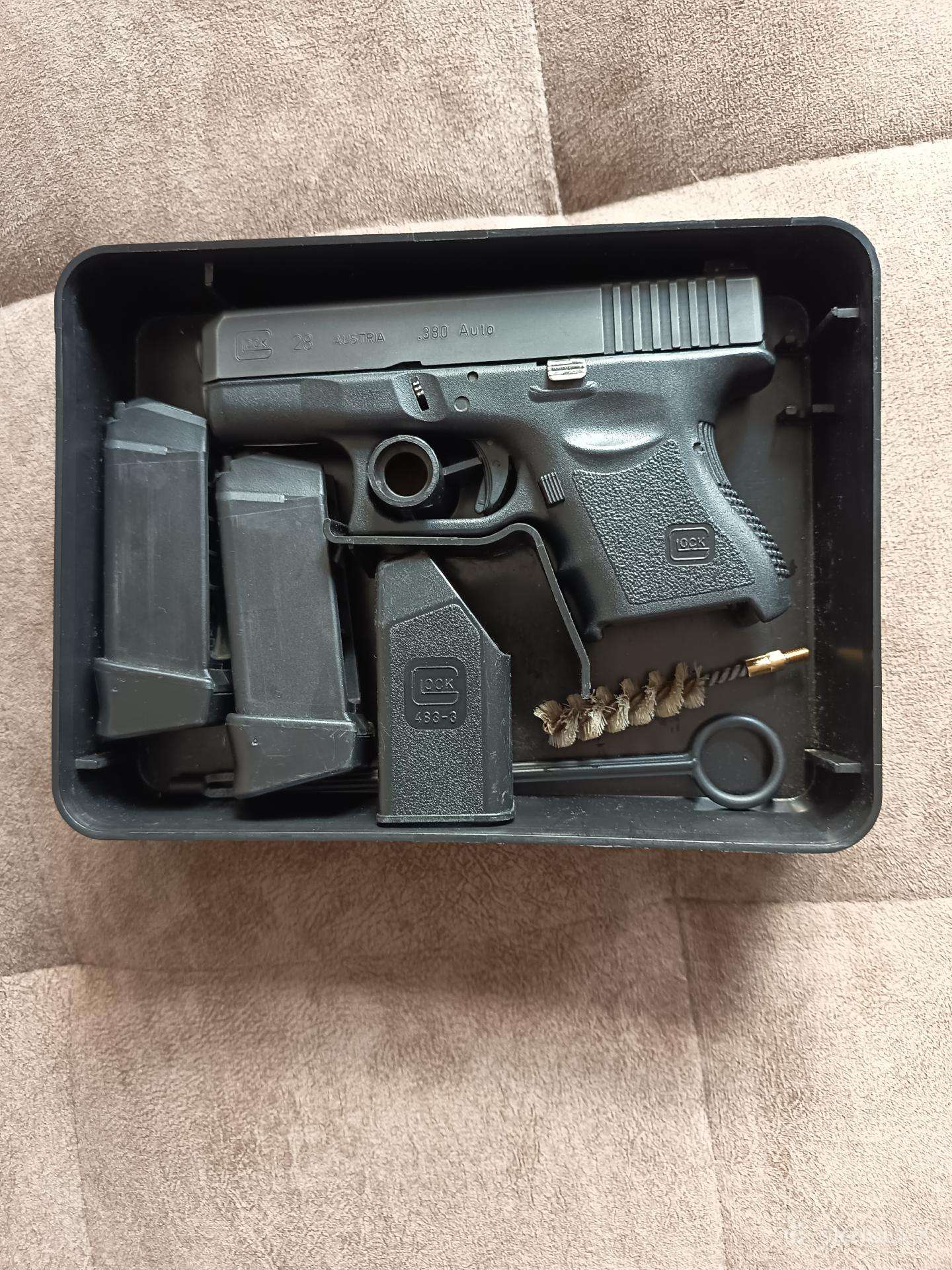 Glock28 + 100šov.+odinis dėklas