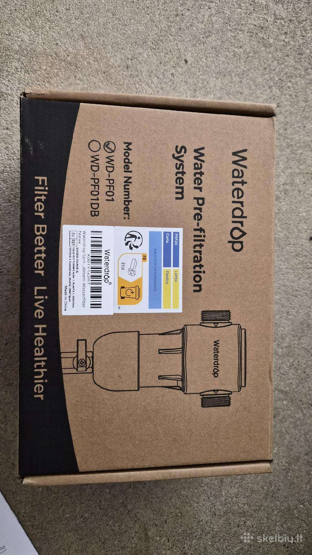 Waterdrop Pf01 50 Micron Spin-down Sediment Filter