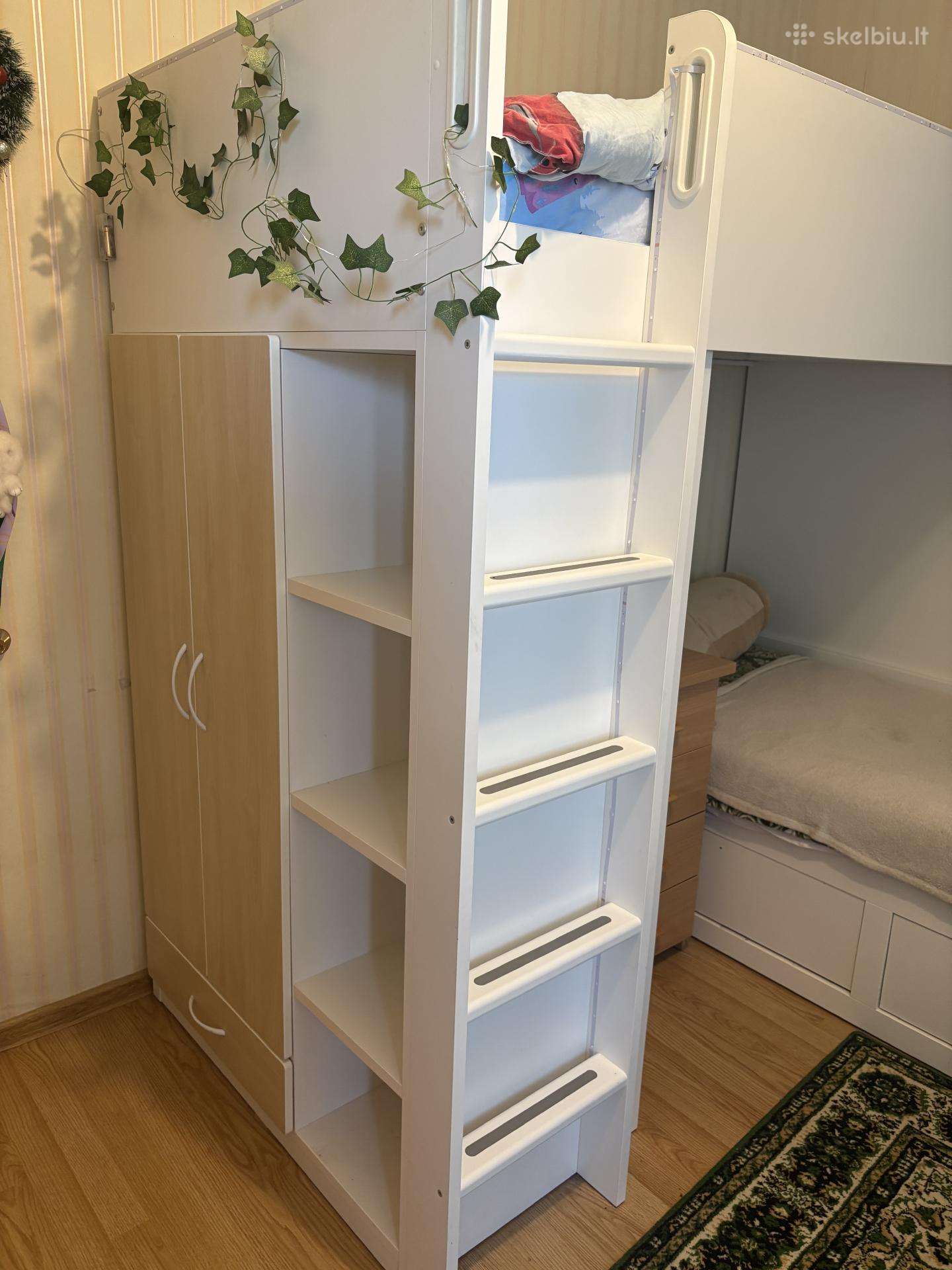 Dviaukštė lova – viršutinė dalis