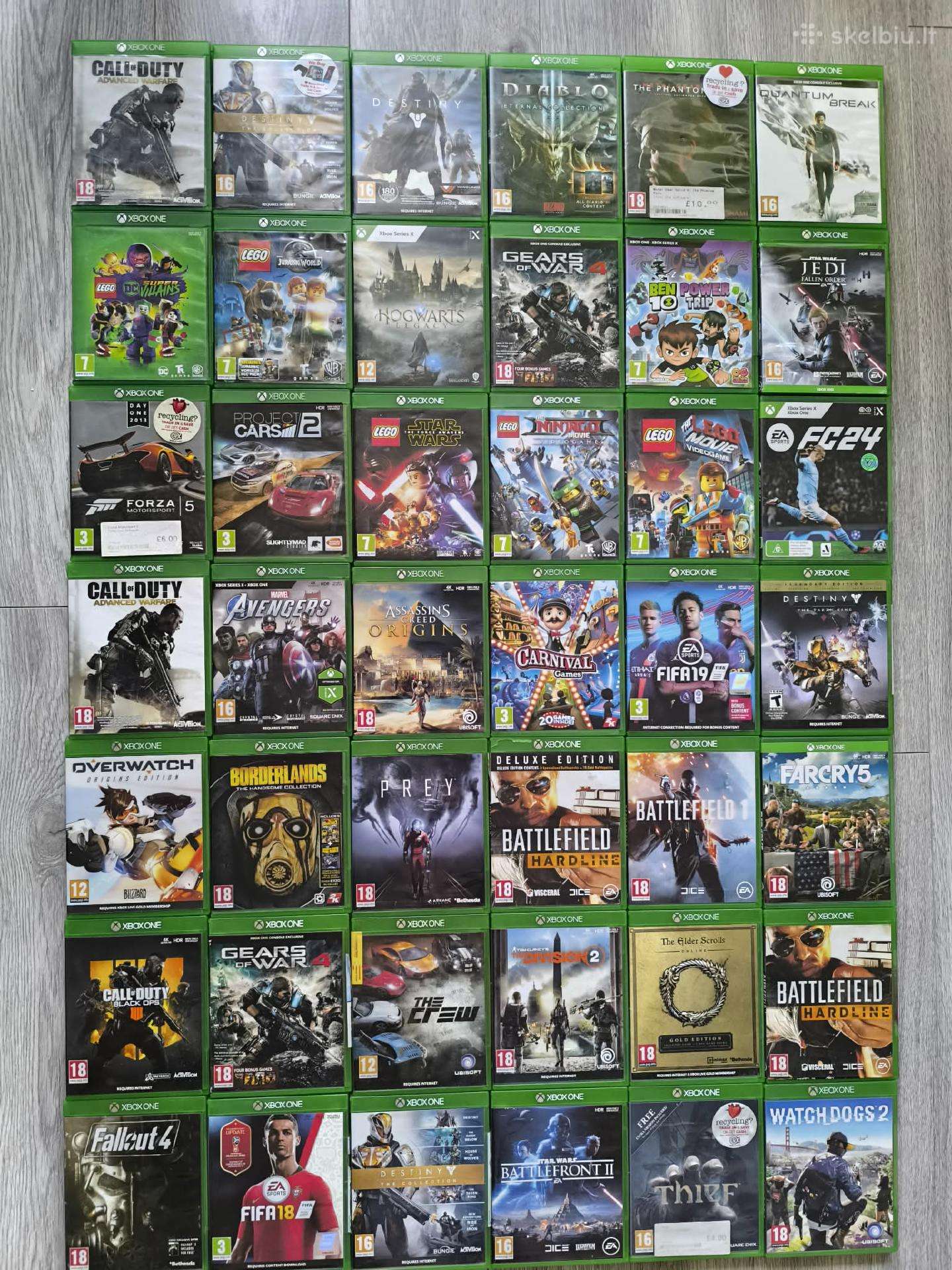 Xbox one žaidimai pigiai!