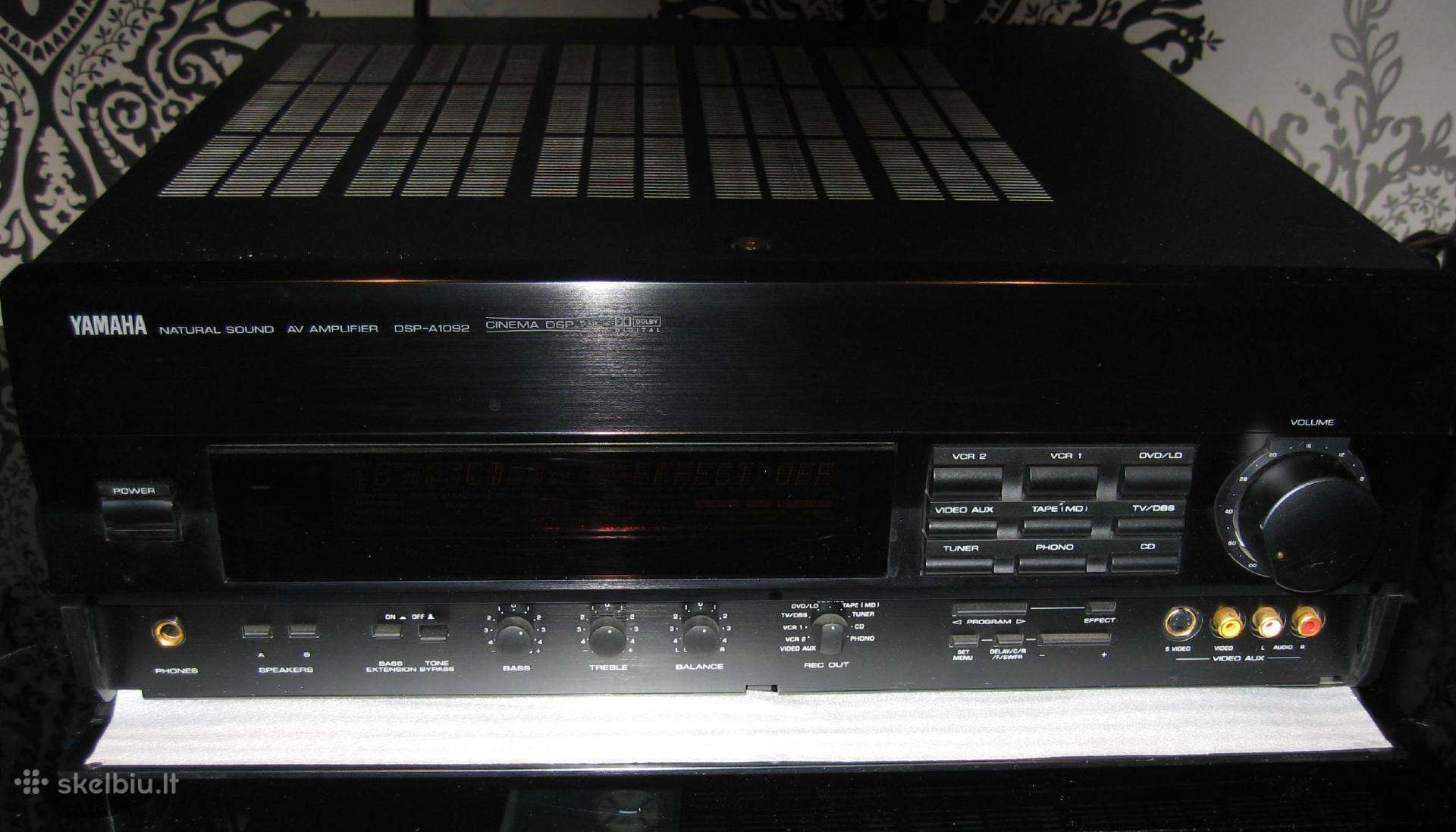 Yamaha Dsp-a1092 amplifier.7,2ch.1997m.20kg.naujas