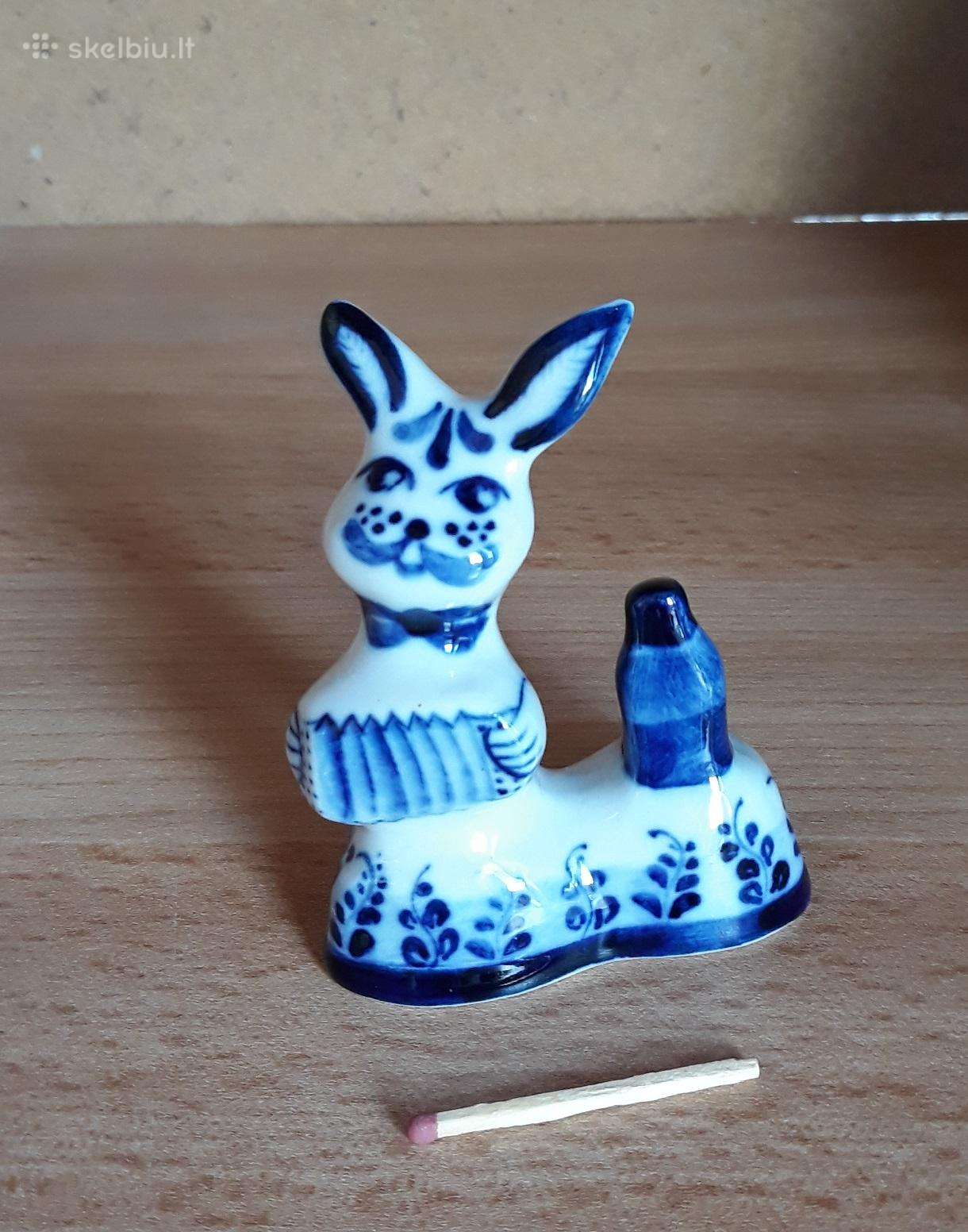 Porcelianas Kiškis Gželė