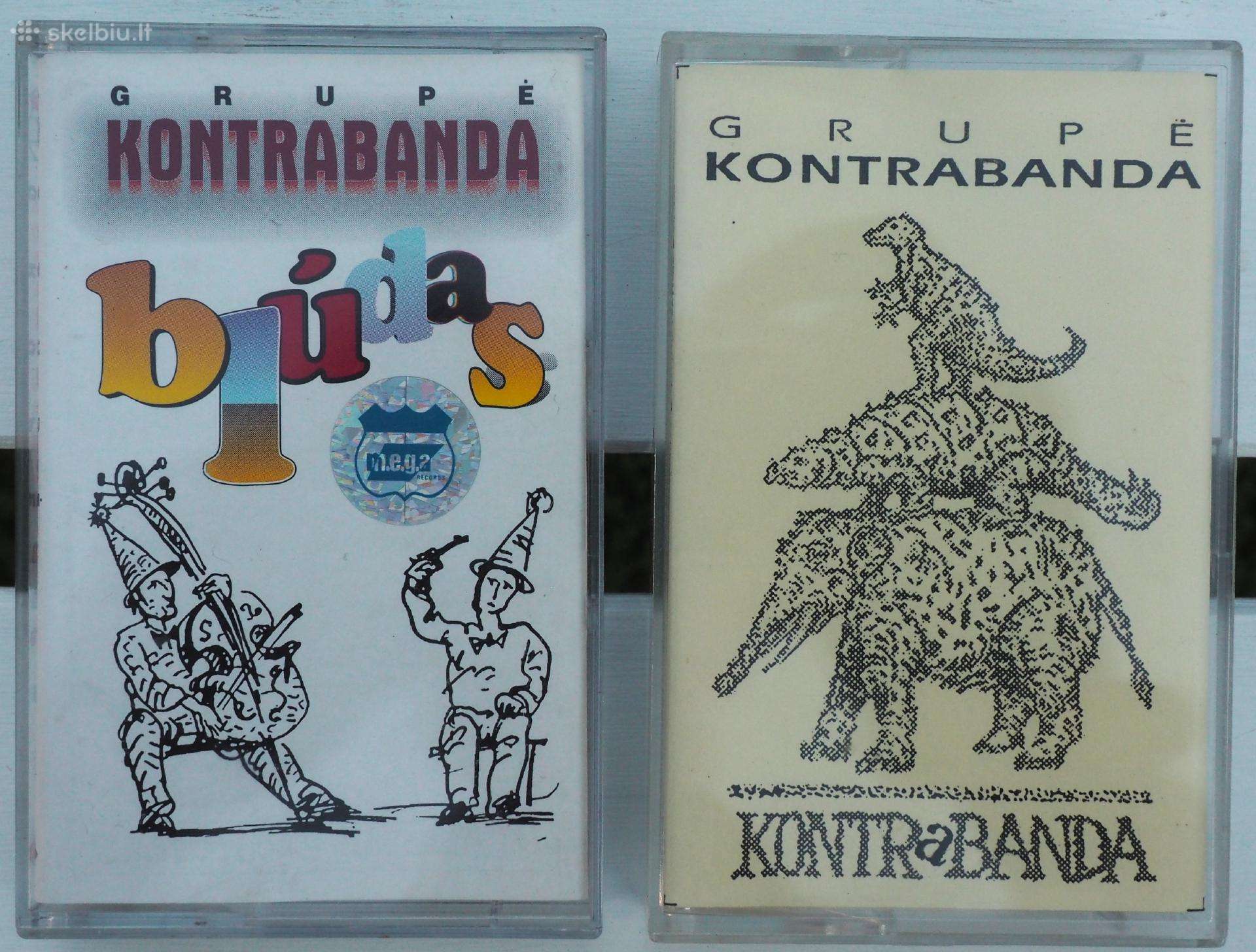 "Kontrabanda" dvi retos audio kasetės