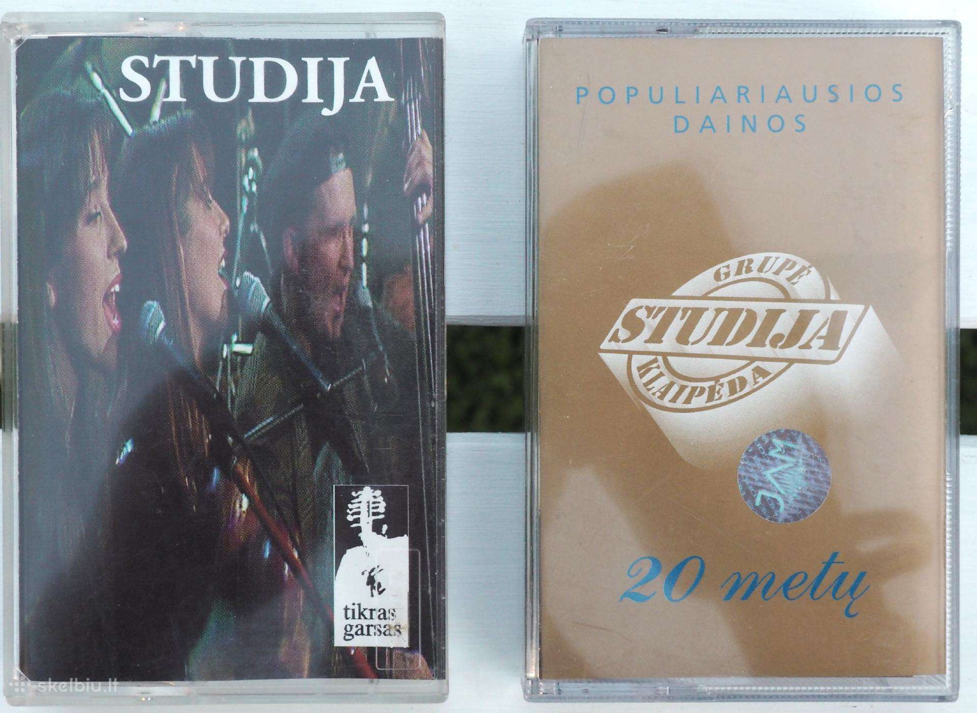 Grupės "Studija" audio kasetės