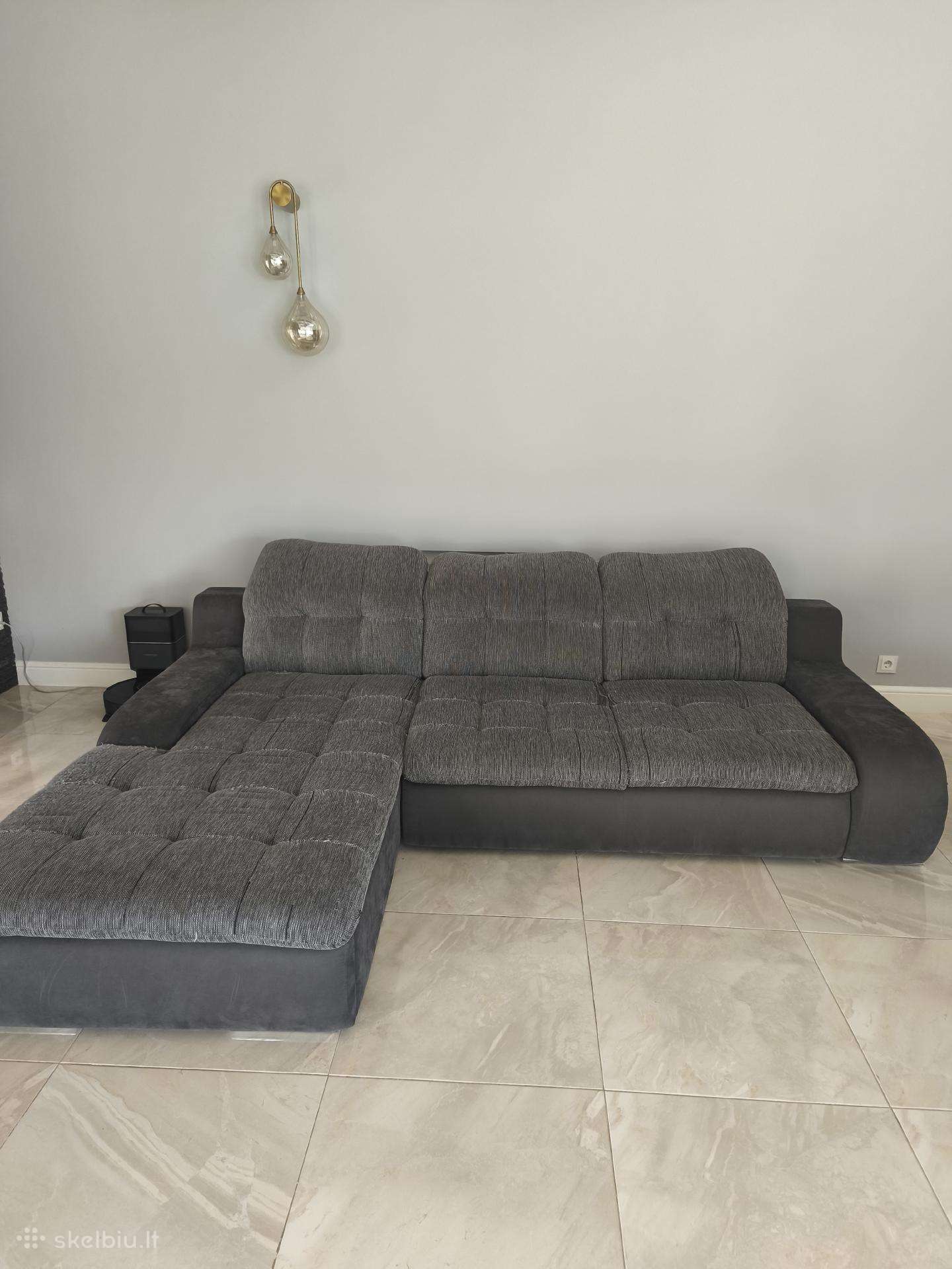 Dovanojama kampinė sofa lova
