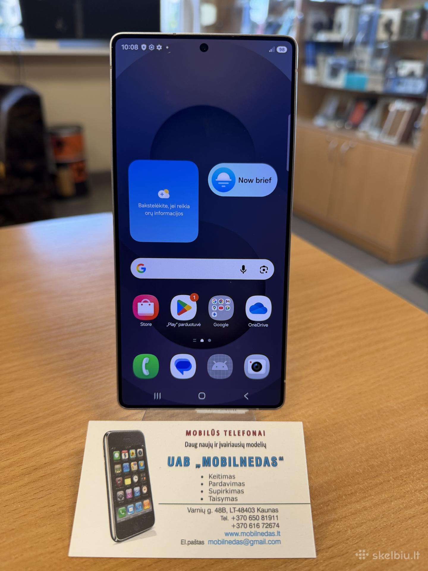 Samsung s25 Ultra 256gb Grey Kaina 670eur