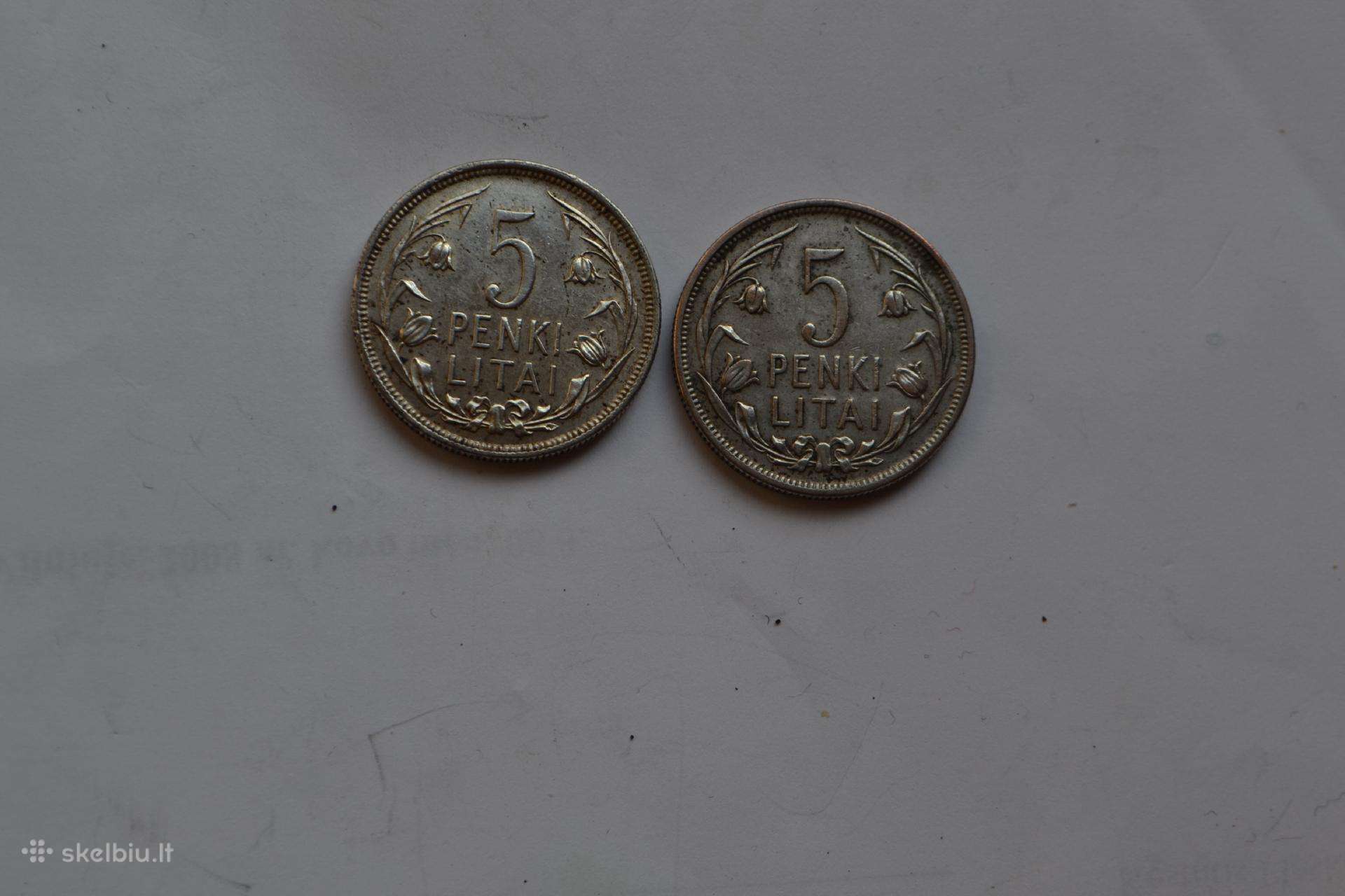 5 Litai 1925 m.tulpes