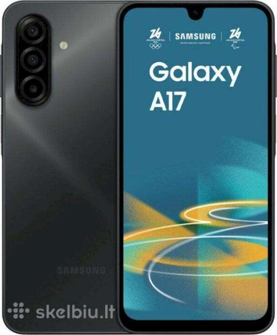 Galaxy A17 4G 128 GB, Black neispakuotas