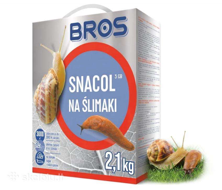 Bros efektyvi priemonė nuo šliužų ir sraigiu