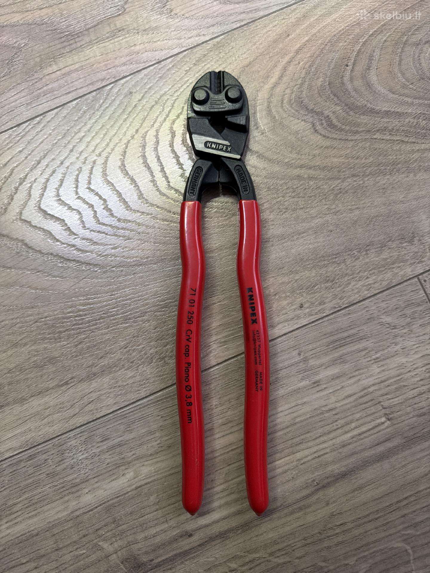 Vielos kirpimo žirklės 71 01 250 Knipex Cobolt