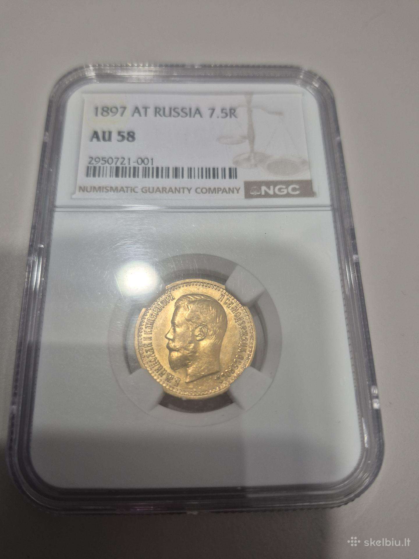 7,5 rublio