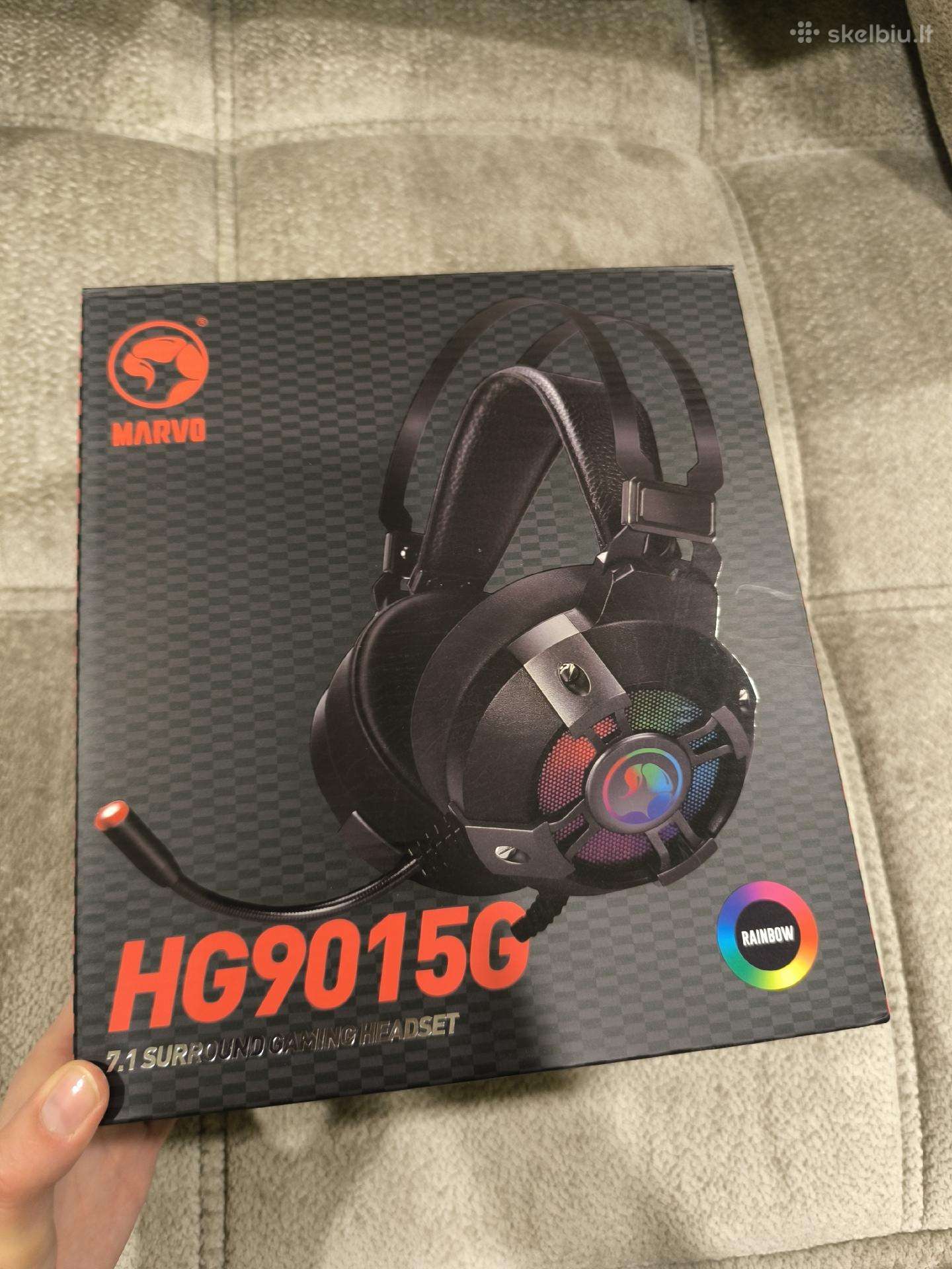 Naujos Marvo Hg9015g 7.1 Gaming Ausines