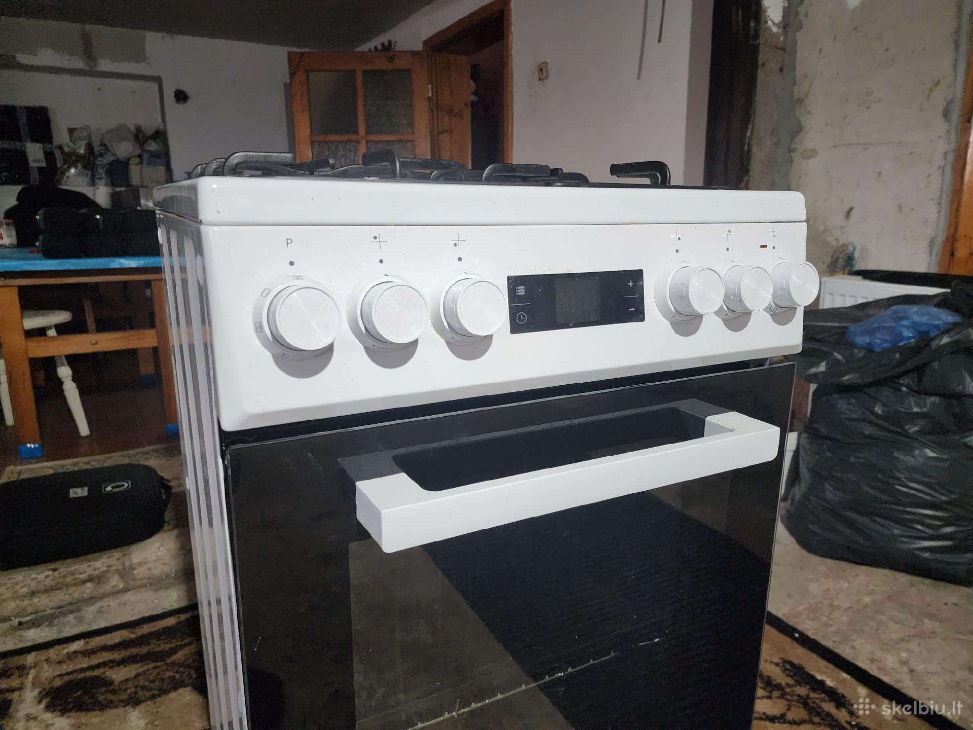 Dujinė viryklė su elektrine orkaite