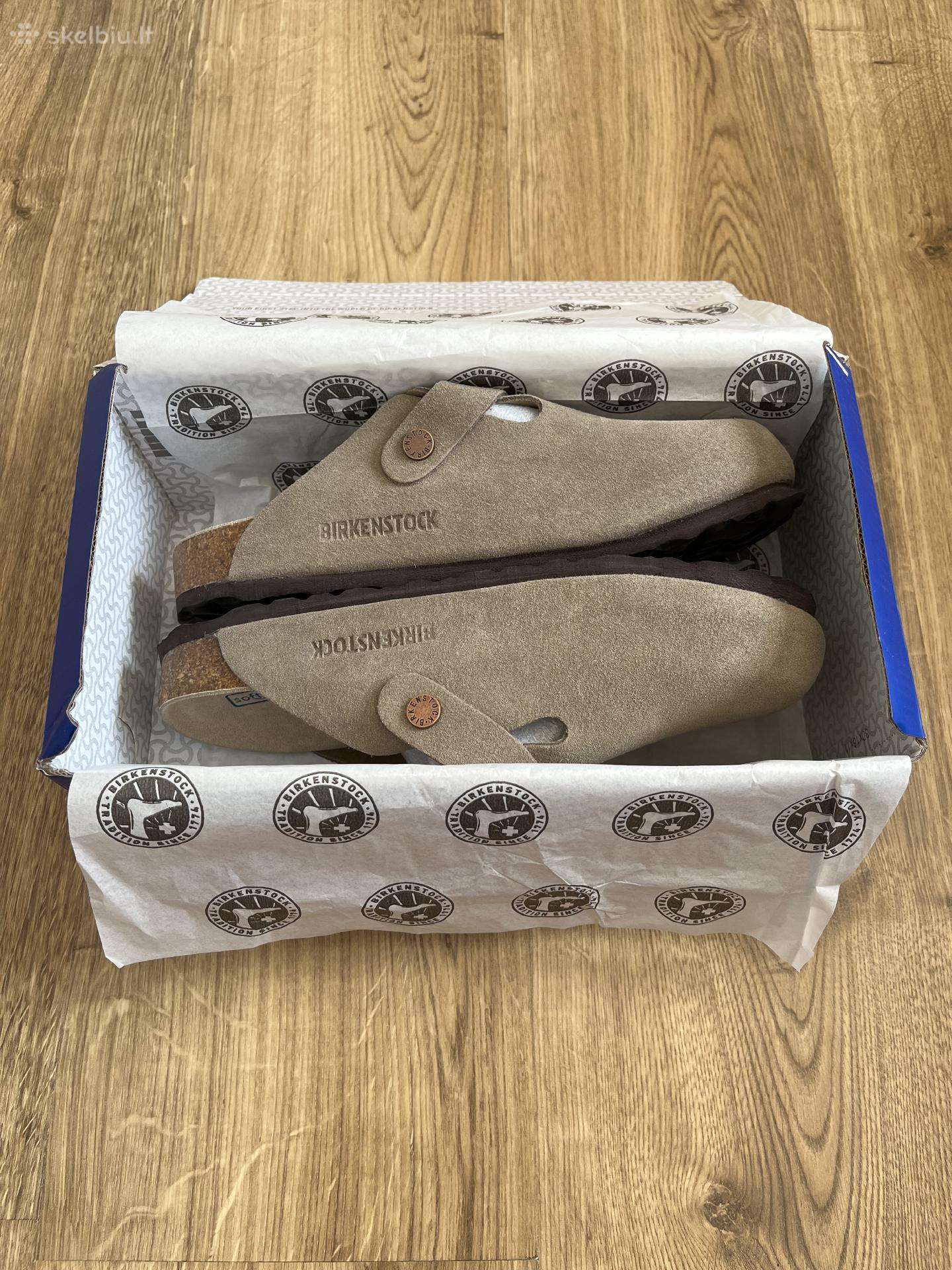 Birkenstock Boston – Taupe, 39 dydis