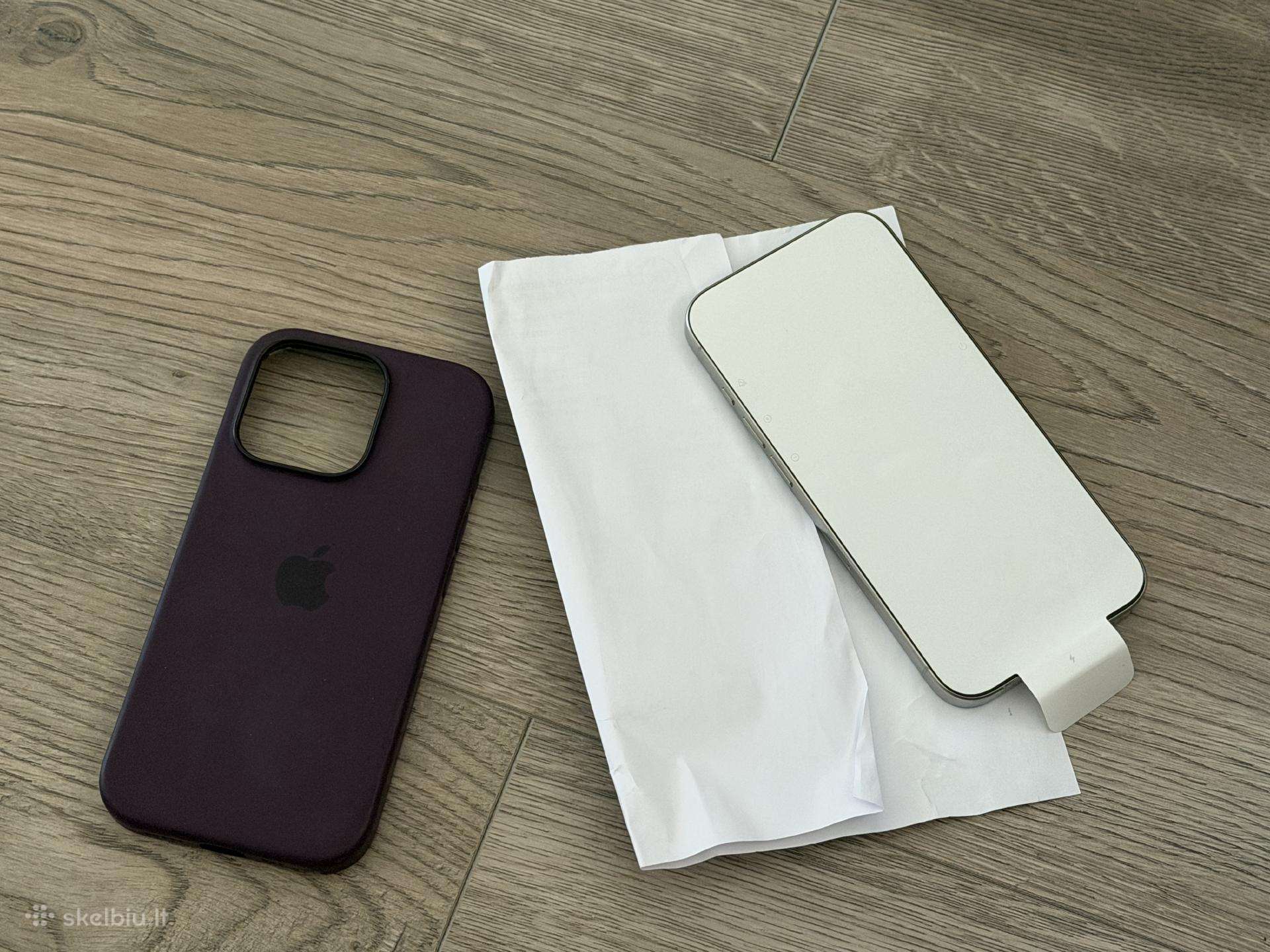 Naujas Apple iPhone 15 pro 256gb titanium