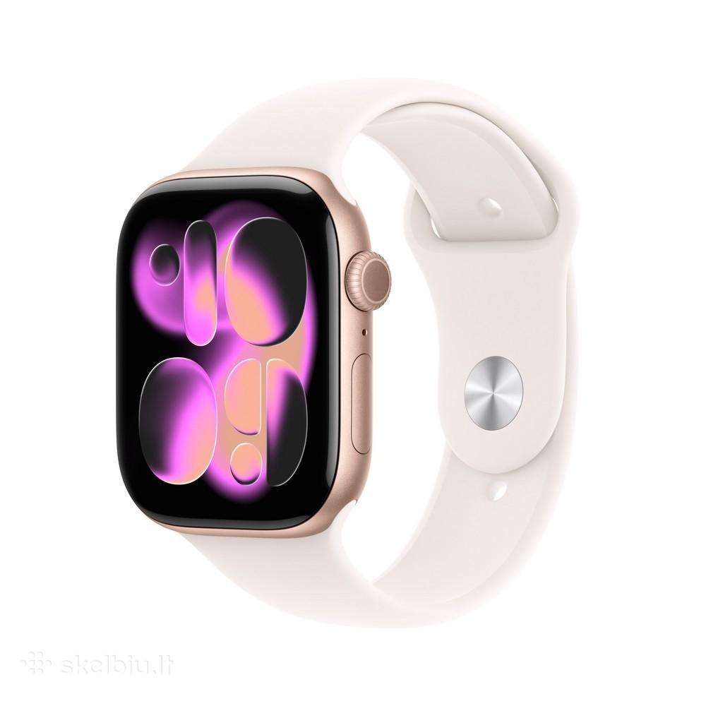 Nauji Apple Watch 11 42mm ir 46mm, 4 Spalvu