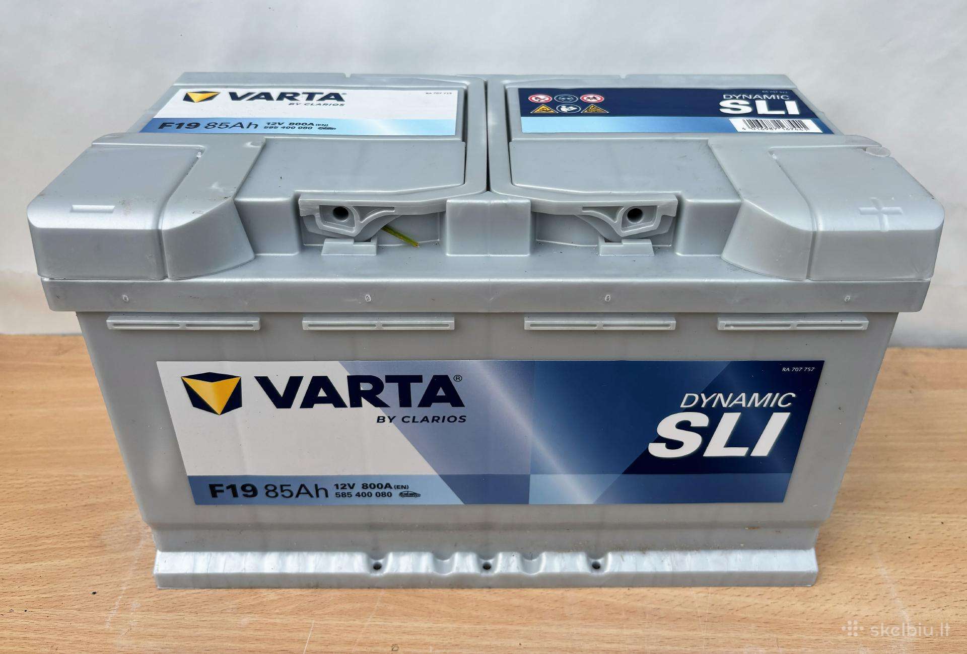 Akumuliatorius Varta 85ah 800a