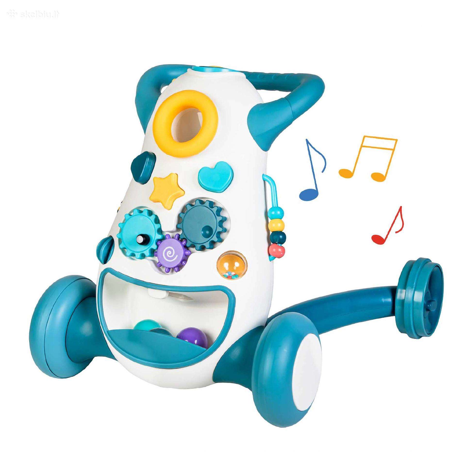 Vaikiškas stumdukas - vaikštynė Hello Baby Walker