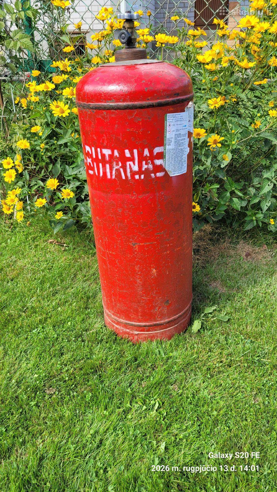 Parduodu dujų balioną