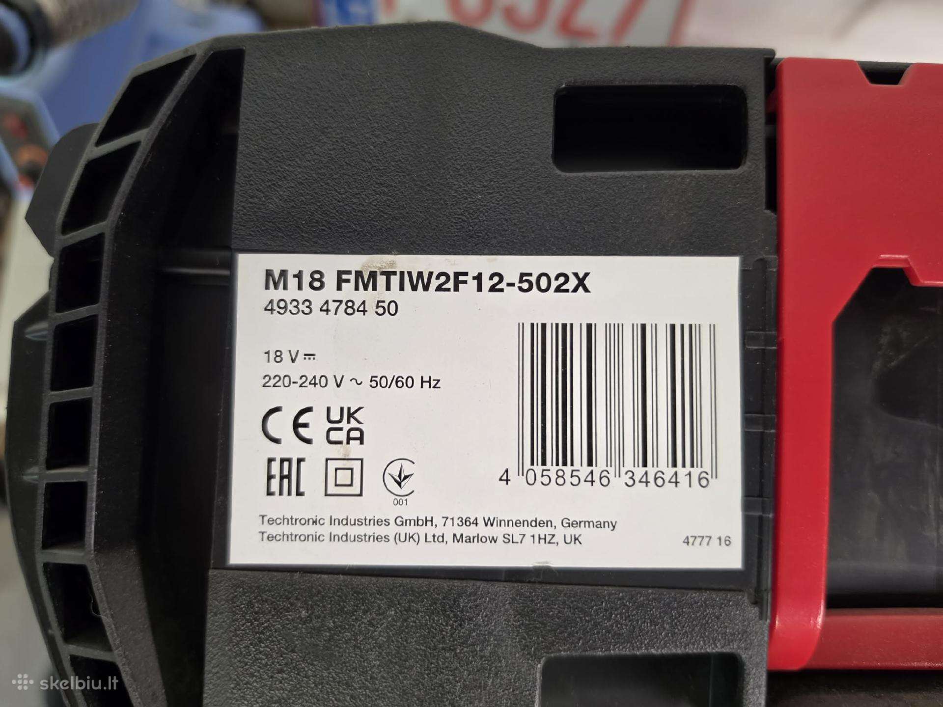 Milwaukee M18 Fmtiw2f12-502x veržliasukis 881nm