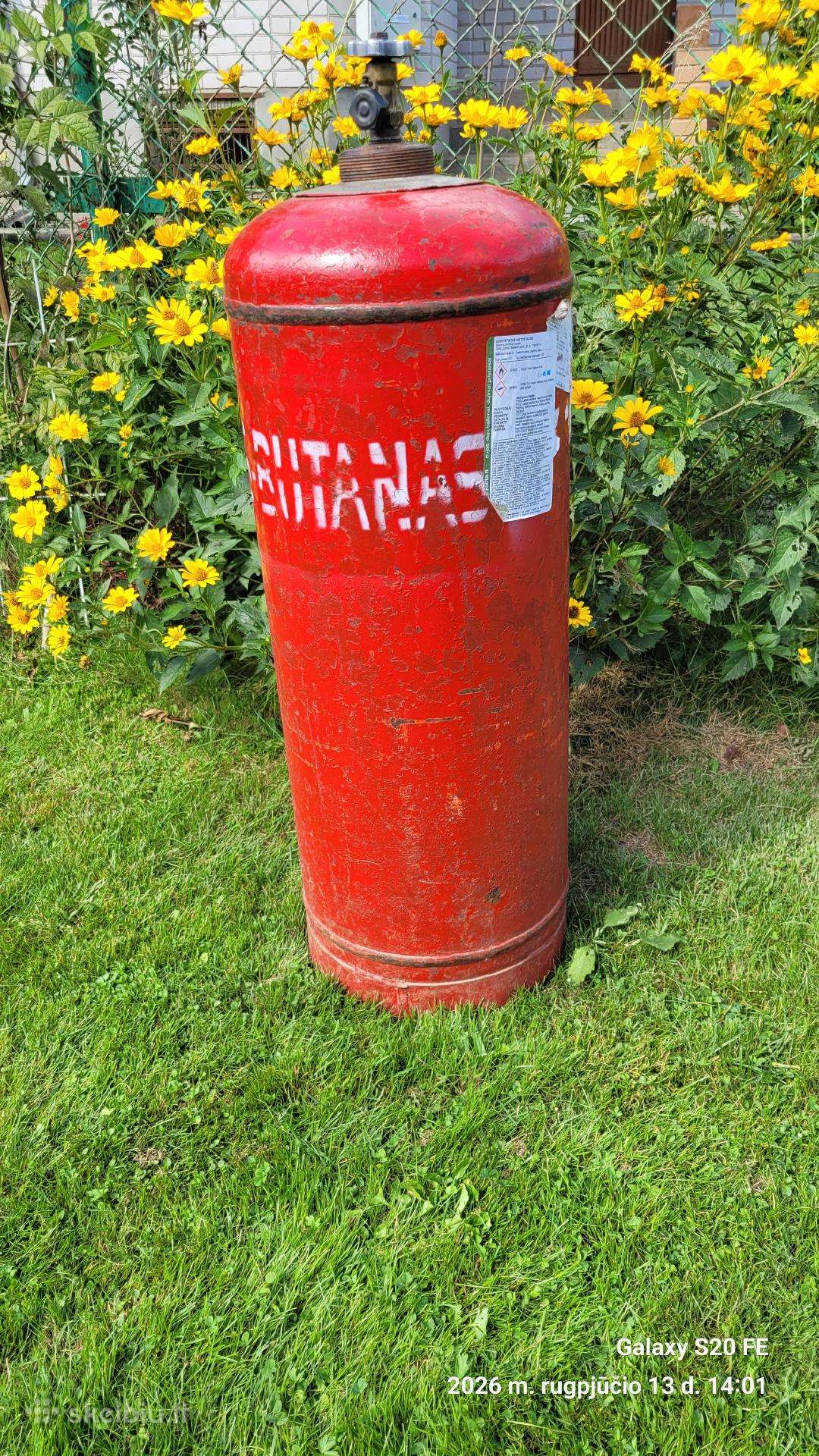 Dujų balionas buitinis